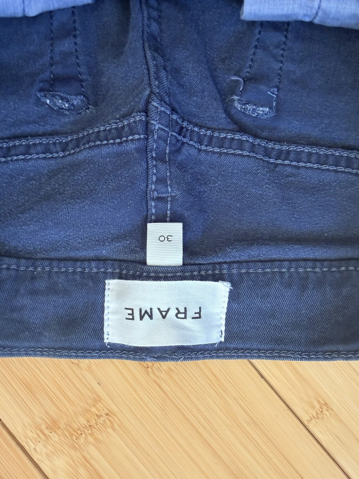 Frame Frame L’Homme Slim Mid-Rise Slim Fit Blue Jeans Size US 30 / EU 46 - 4 Thumbnail