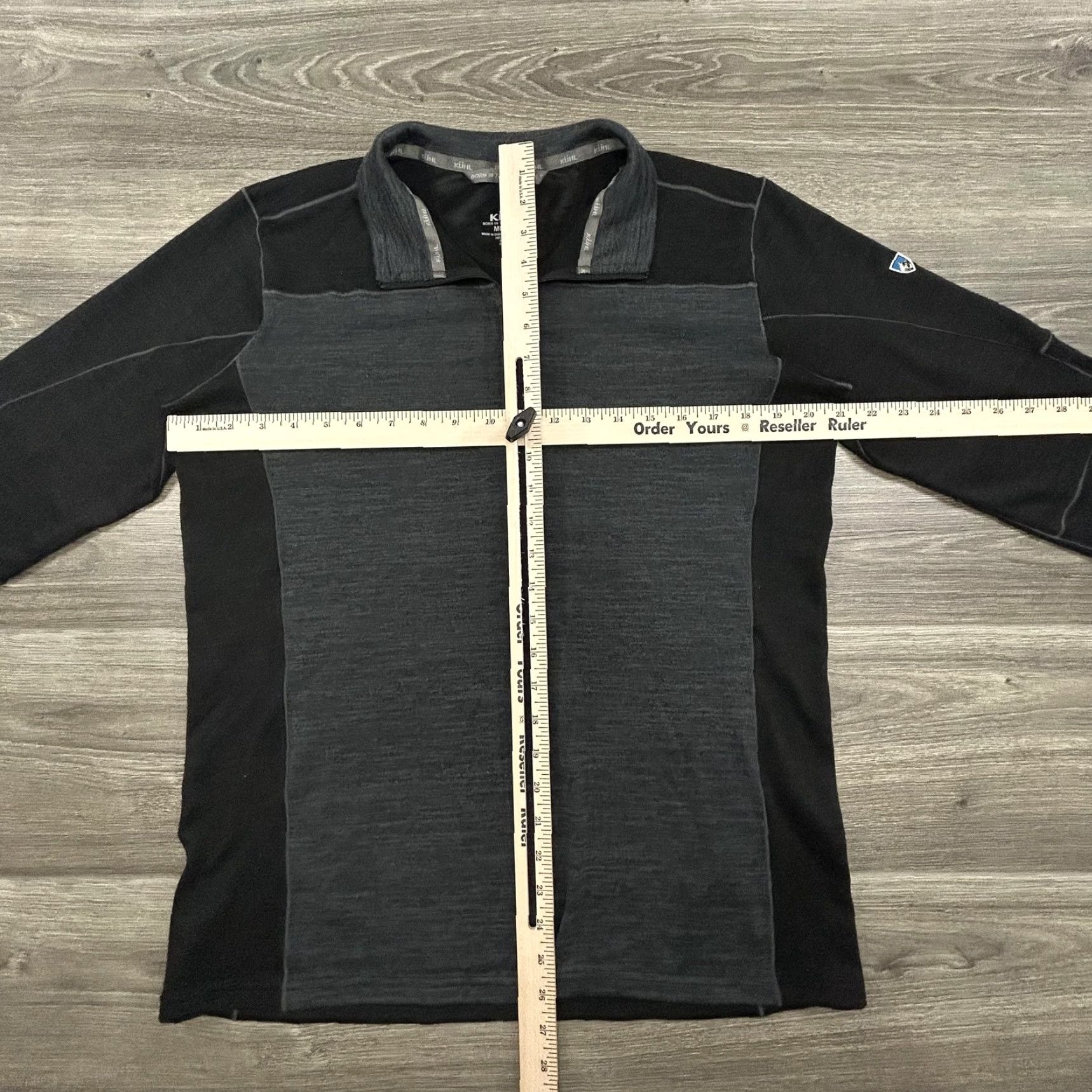 Vintage Kuhl Ryzer 1/4 Zip Pullover Mens Medium Performance Outdoor Stretch Tech Base Shirt Size US M / EU 48-50 / 2 - 5 Thumbnail