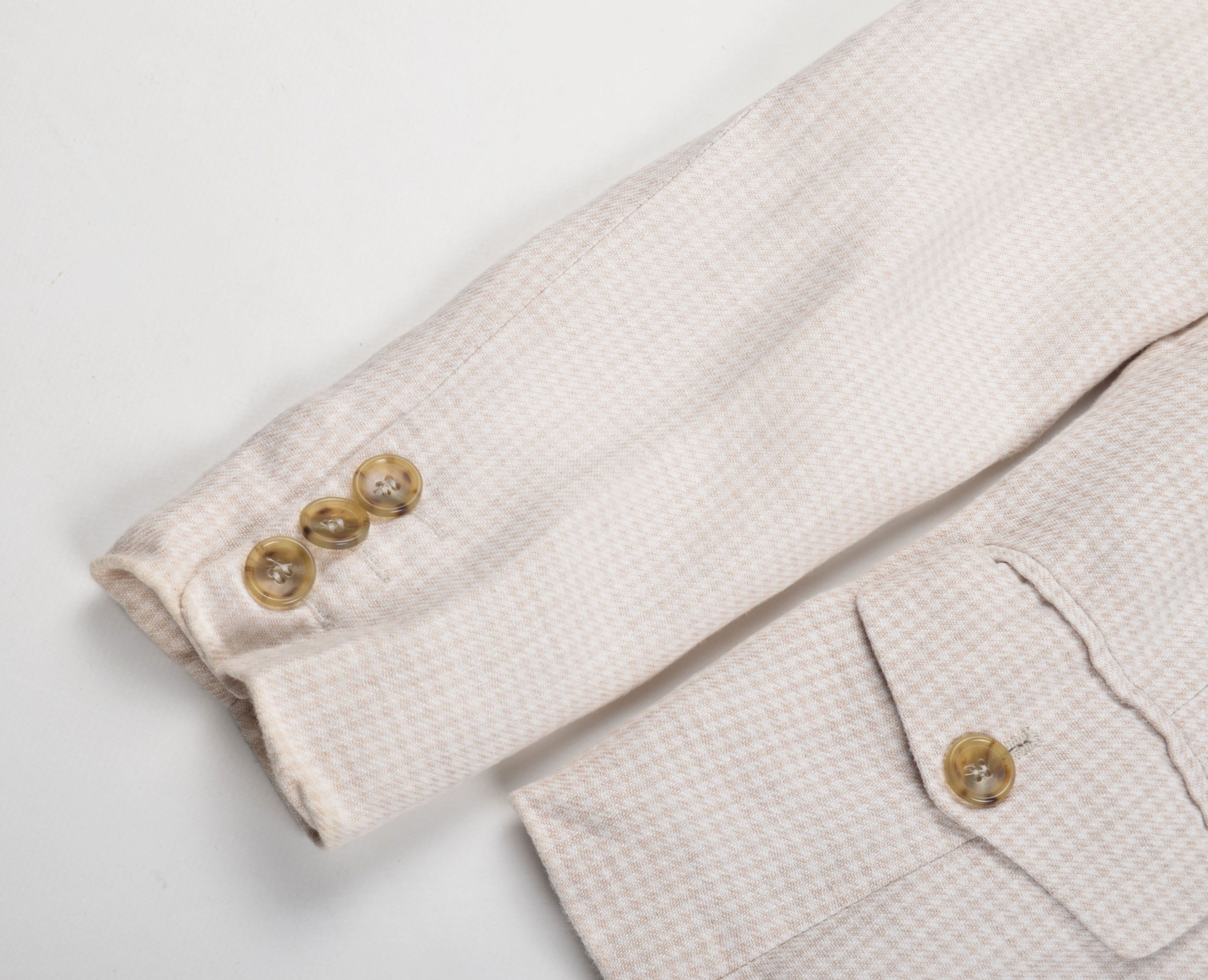 Weekend Max Mara Weekend Max Mara Linen 3 Button Houndstooth Blazer Jacket Size M / US 6-8 / IT 42-44 - 7 Thumbnail