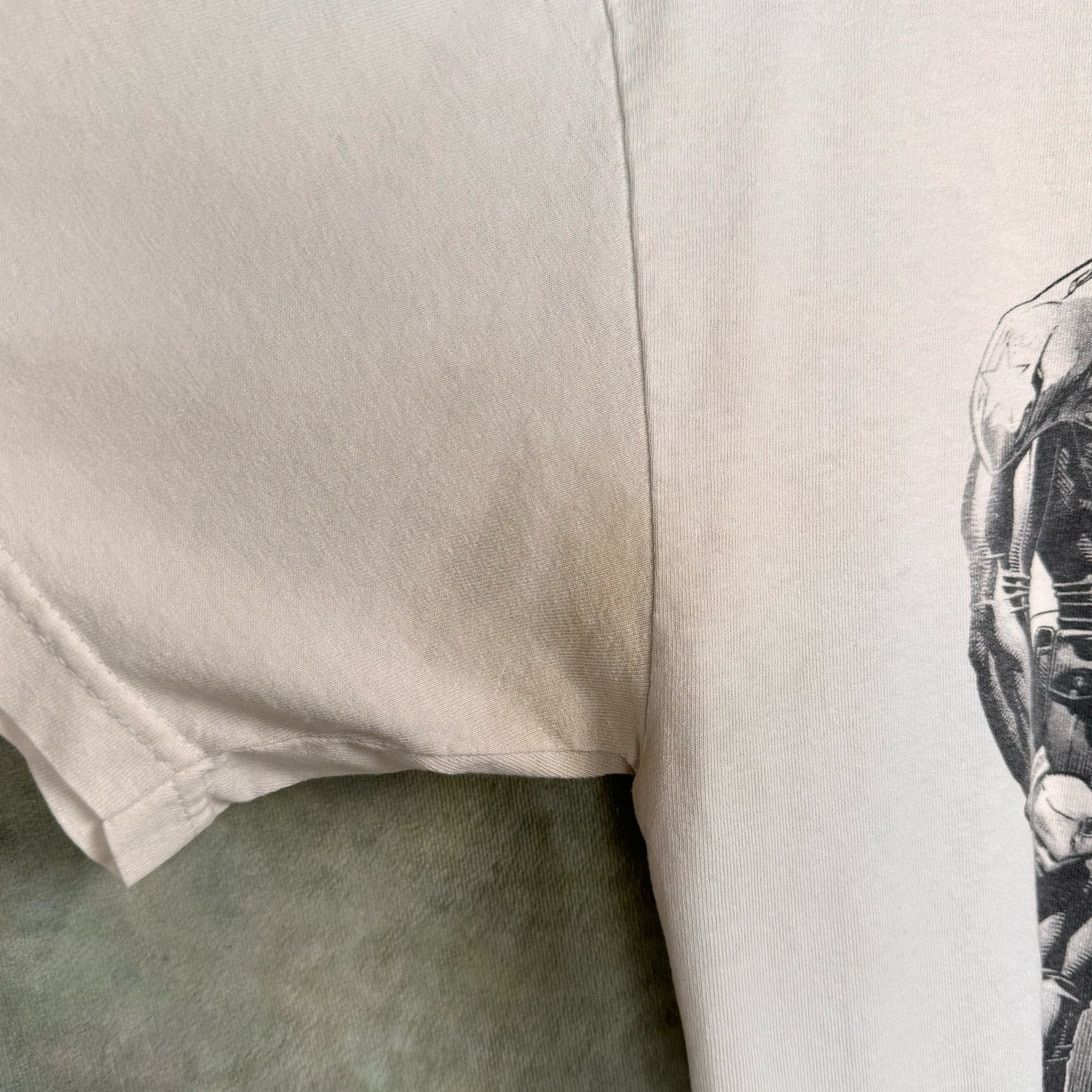Marvel Comics × Vintage VTG Y2K Marvel Mad Engine Graphic T Shirt Sz L Black White Size US L / EU 52-54 / 3 - 7 Thumbnail
