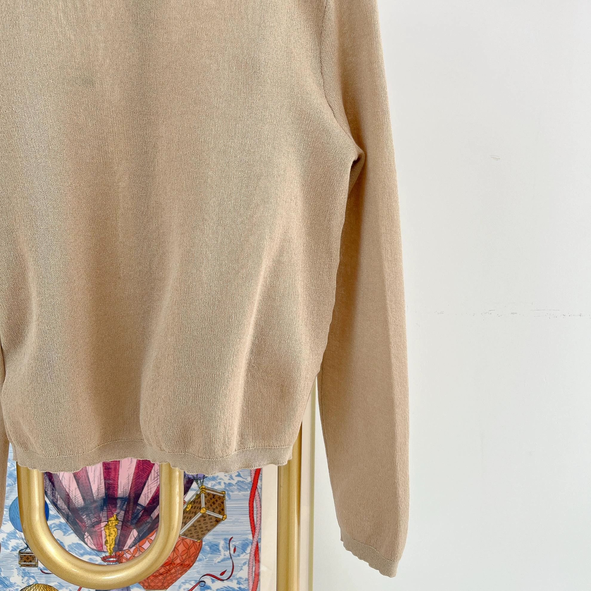 Moncler Moncler Khaki Knit Cardigan XS 6459 Size XS / US 0-2 / IT 36-38 - 5 Thumbnail