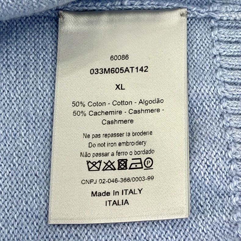 Dior Dior Air Jordan co-branded blue logo letter embroidery cott Size US XL / EU 56 / 4 - 8 Thumbnail