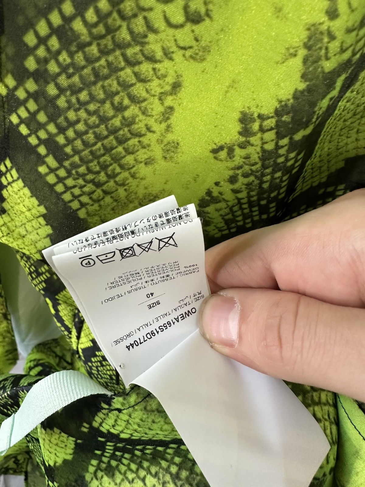 Off-White Off White Snakeskin Trench Coat Size S / US 4 / IT 40 - 8 Thumbnail