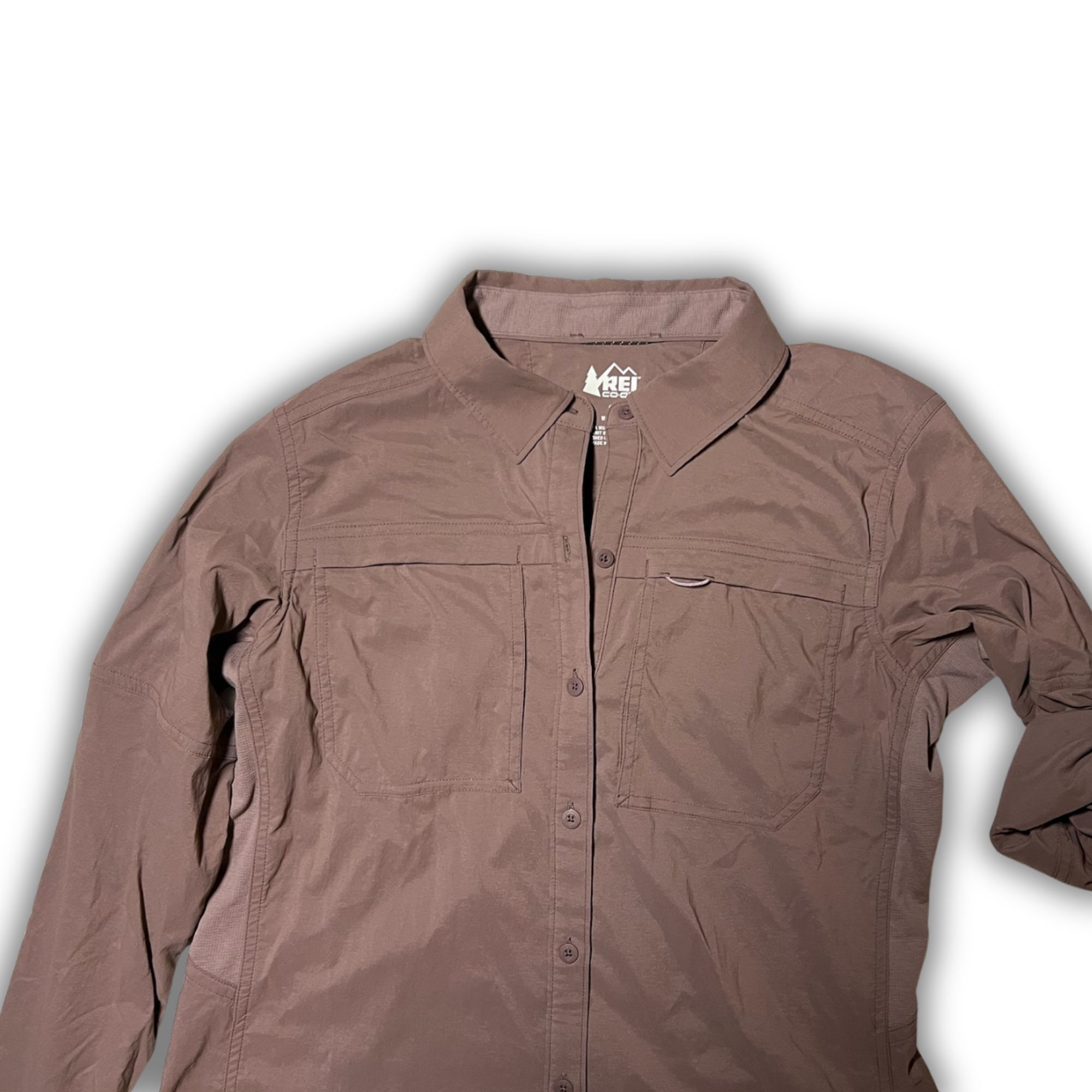 Other REI Co-Op Brown Sahara Long Sleeve Shirt S Lightweight Outdo Size S / US 4 / IT 40 - 4 Thumbnail