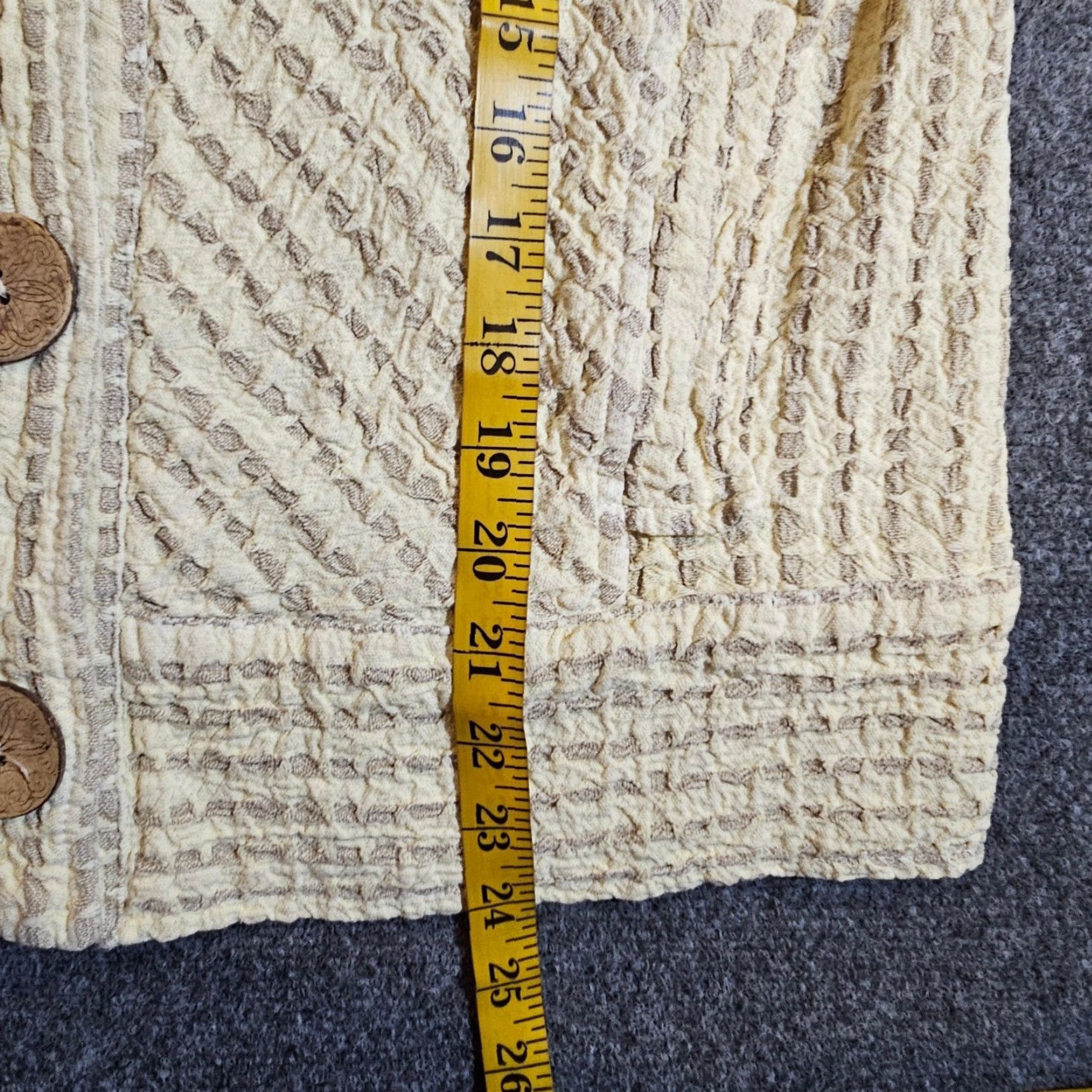 Vintage Focus Vest Top Women Size Small Yellow Stripe Button Sleeveless Lagenlook Casual Nike Size S / US 4 / IT 40 - 7 Thumbnail