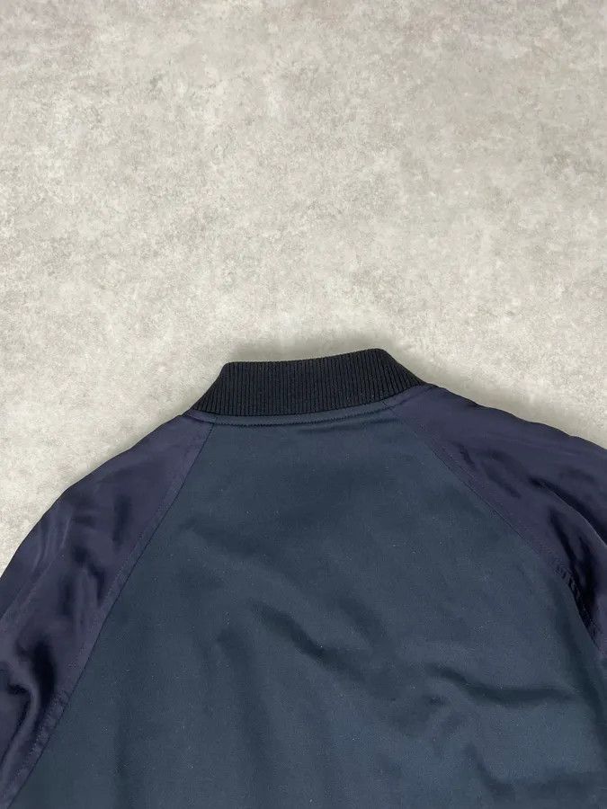 Dries Van Noten Dries Van Noten Beige & Navy Reversible Bomber Jacket Size US M / EU 48-50 / 2 - 14 Thumbnail