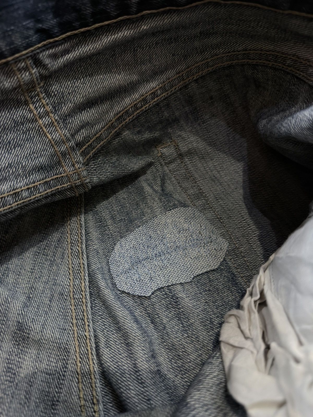 Fashion Victim Vintage 90s Japanese Denim Gu Distressed Size US 34 / EU 50 - 18 Thumbnail