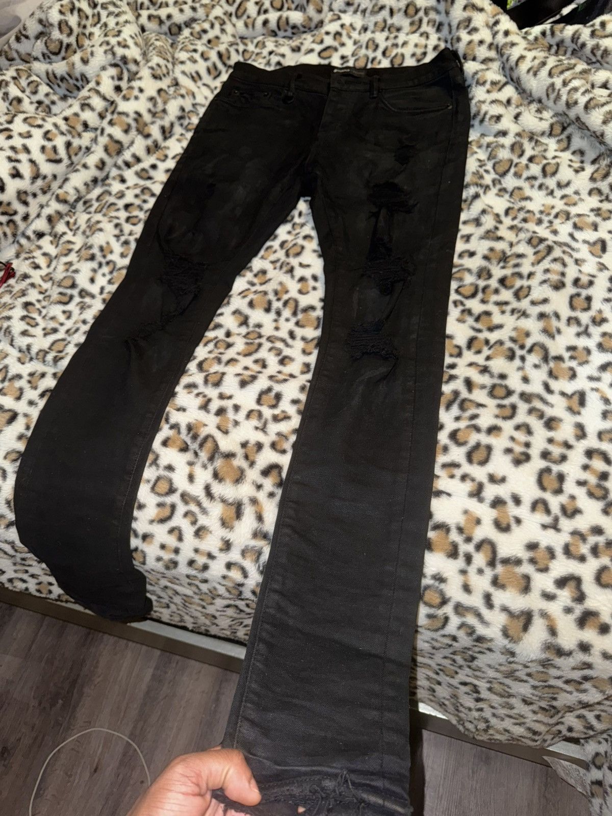 Purple Brand Black Oil Spill Size US 29 - 5 Thumbnail