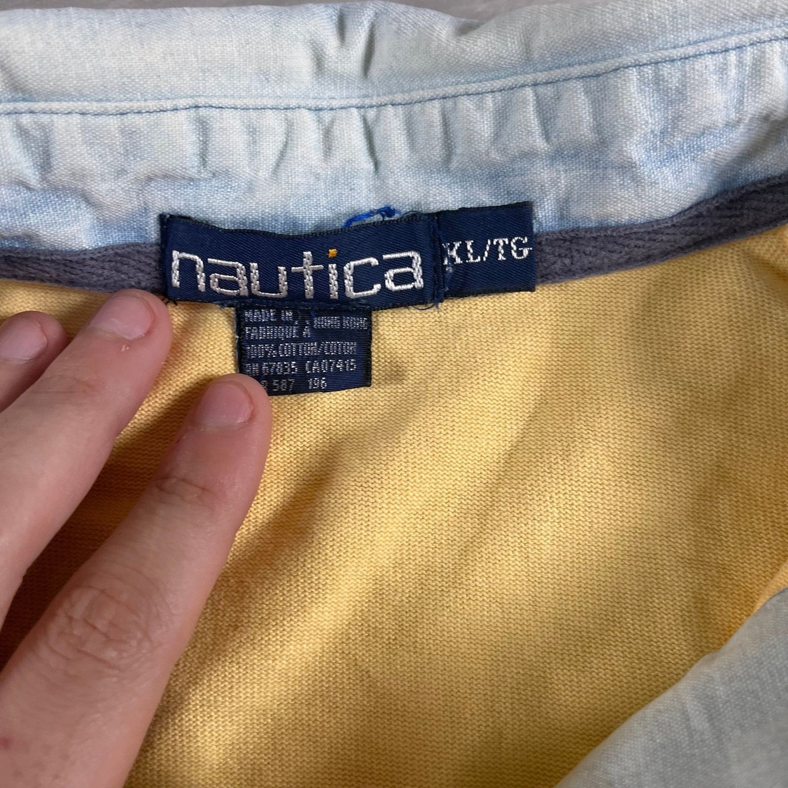 Nautica Vintage polo rugby style long Size US XL / EU 56 / 4 - 3 Thumbnail