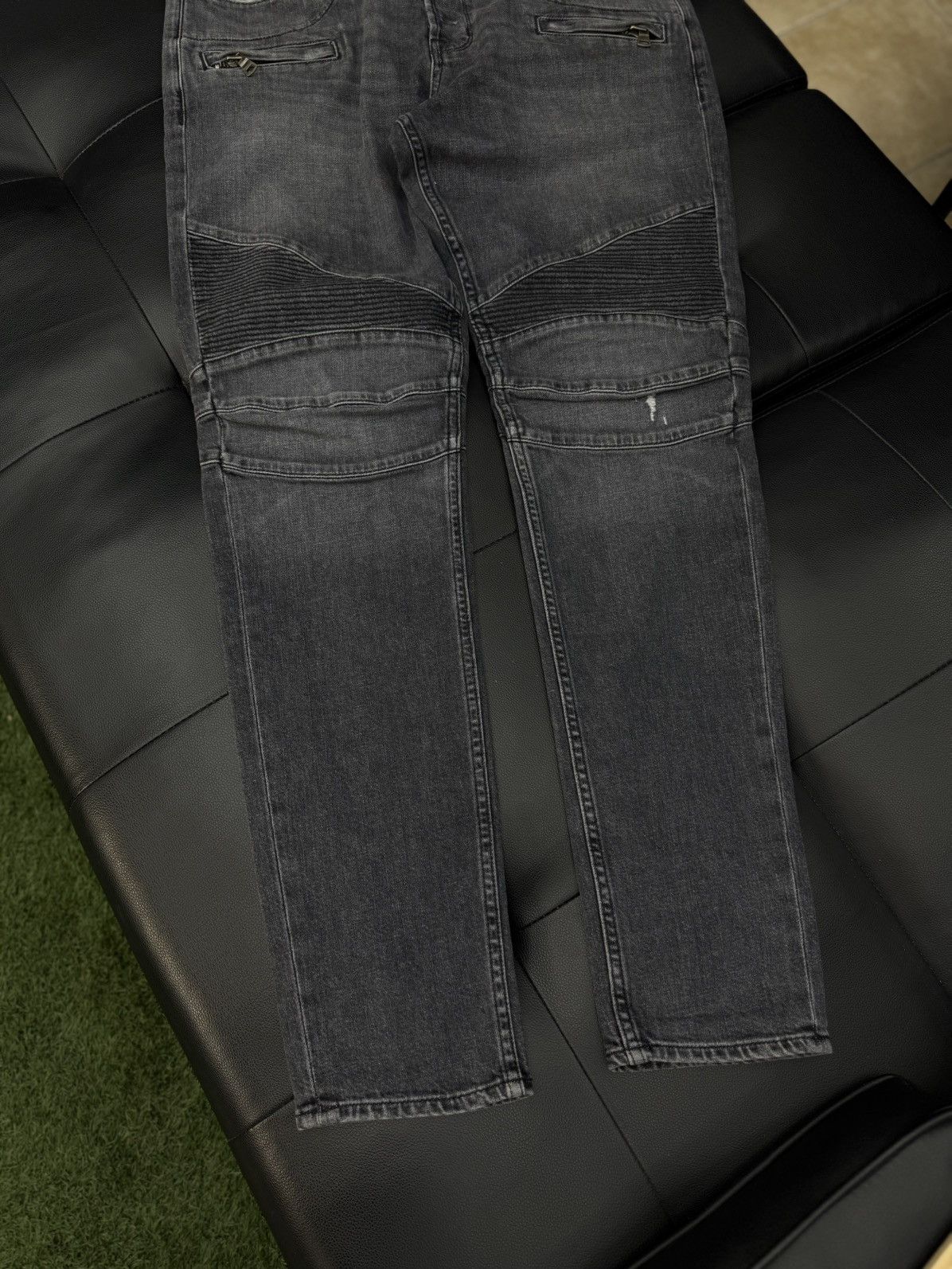 Hudson Black Hudson Biker Style Jeans Size 34 Pre Owned 🧼 Size US 34 / EU 50 - 2 Thumbnail