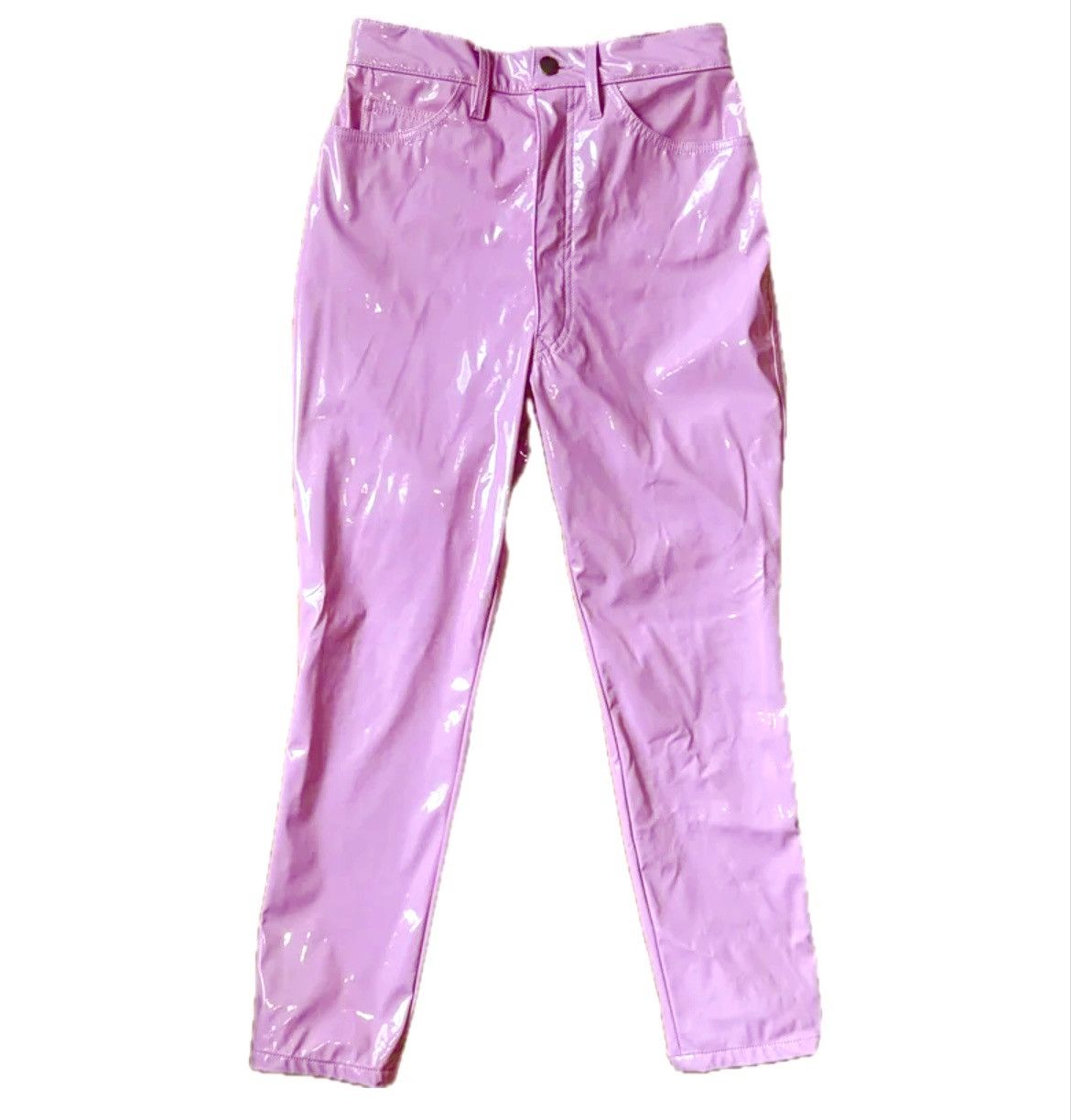 Maison Margiela Maison Margiela Pink Vinyl Pants - SS19 Runway Size 28" / US 6 / IT 42 - 1 Thumbnail
