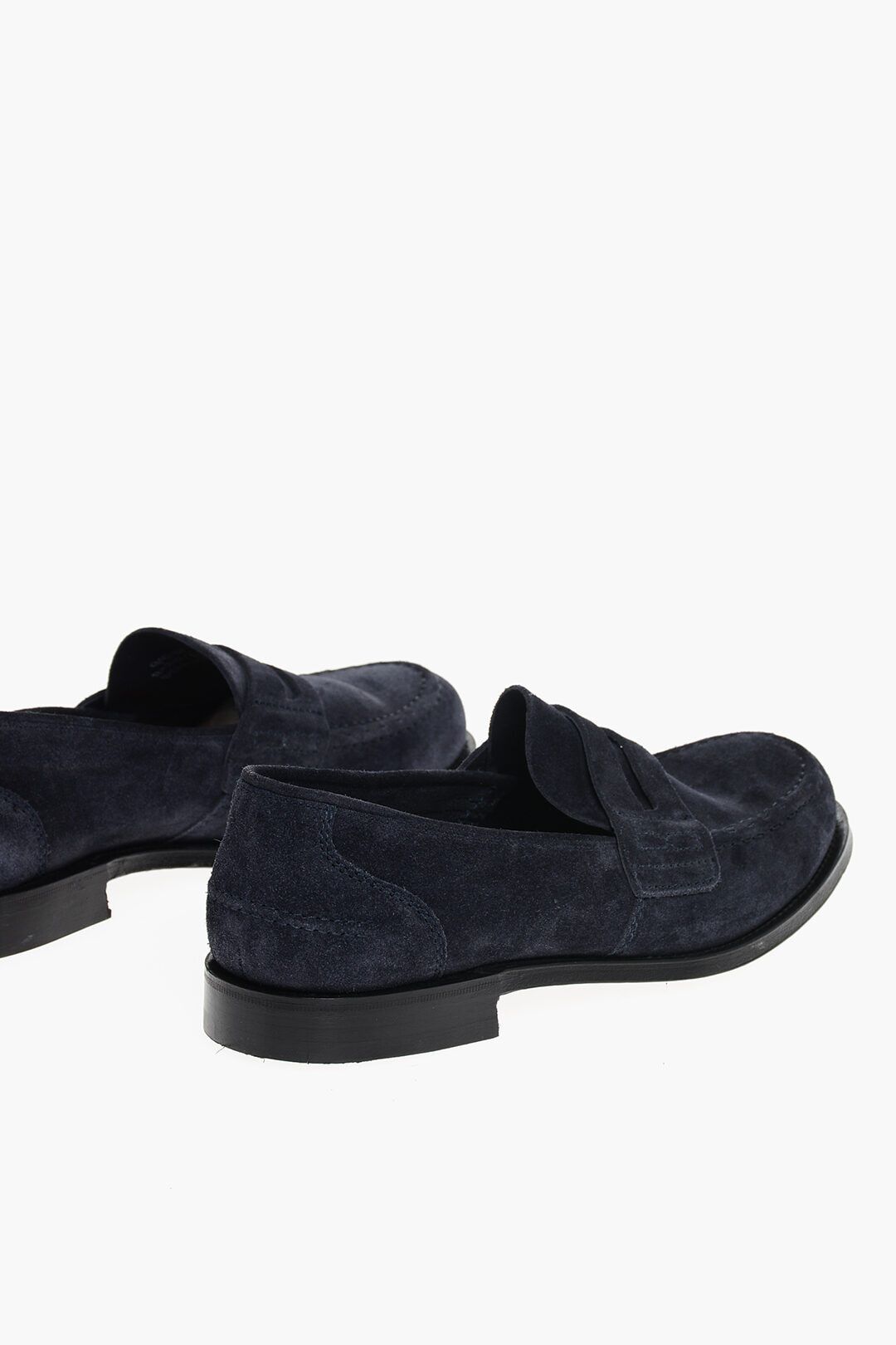 Church's og1mm0325 Suede Leather Loafer in Navy Blue Size US 11 / EU 44 - 3 Thumbnail