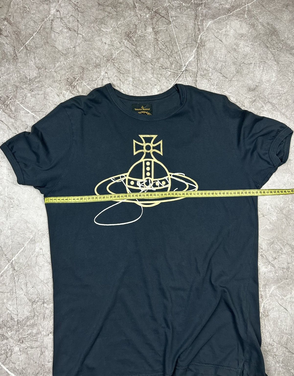 Vivienne Westwood Vintage Vivienne Westwood Big Logo T-shirt Dark blue Size US XXL / EU 58 / 5 - 10 Thumbnail