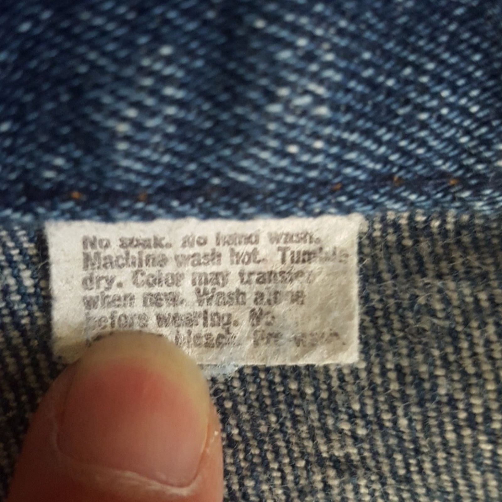 Levi's Vtg RARE BIG E LEVI'S - Great Color & Cut! Size 24" / US 00 / IT 34 - 5 Thumbnail
