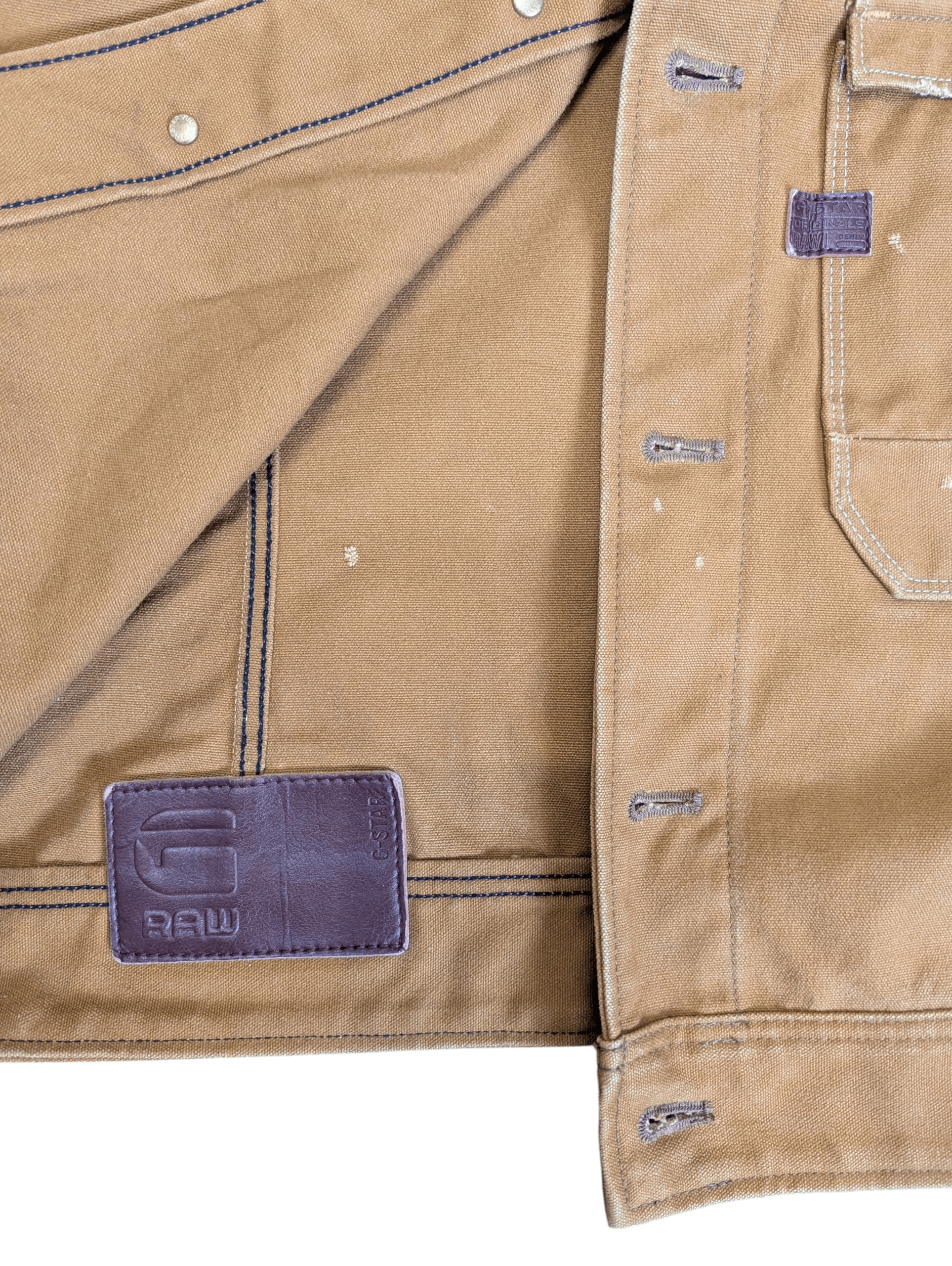 G-Star G-STAR Hunter Mix Slim Jkt Workwear Canvas Denim Jacket Size US L / EU 52-54 / 3 - 12 Thumbnail