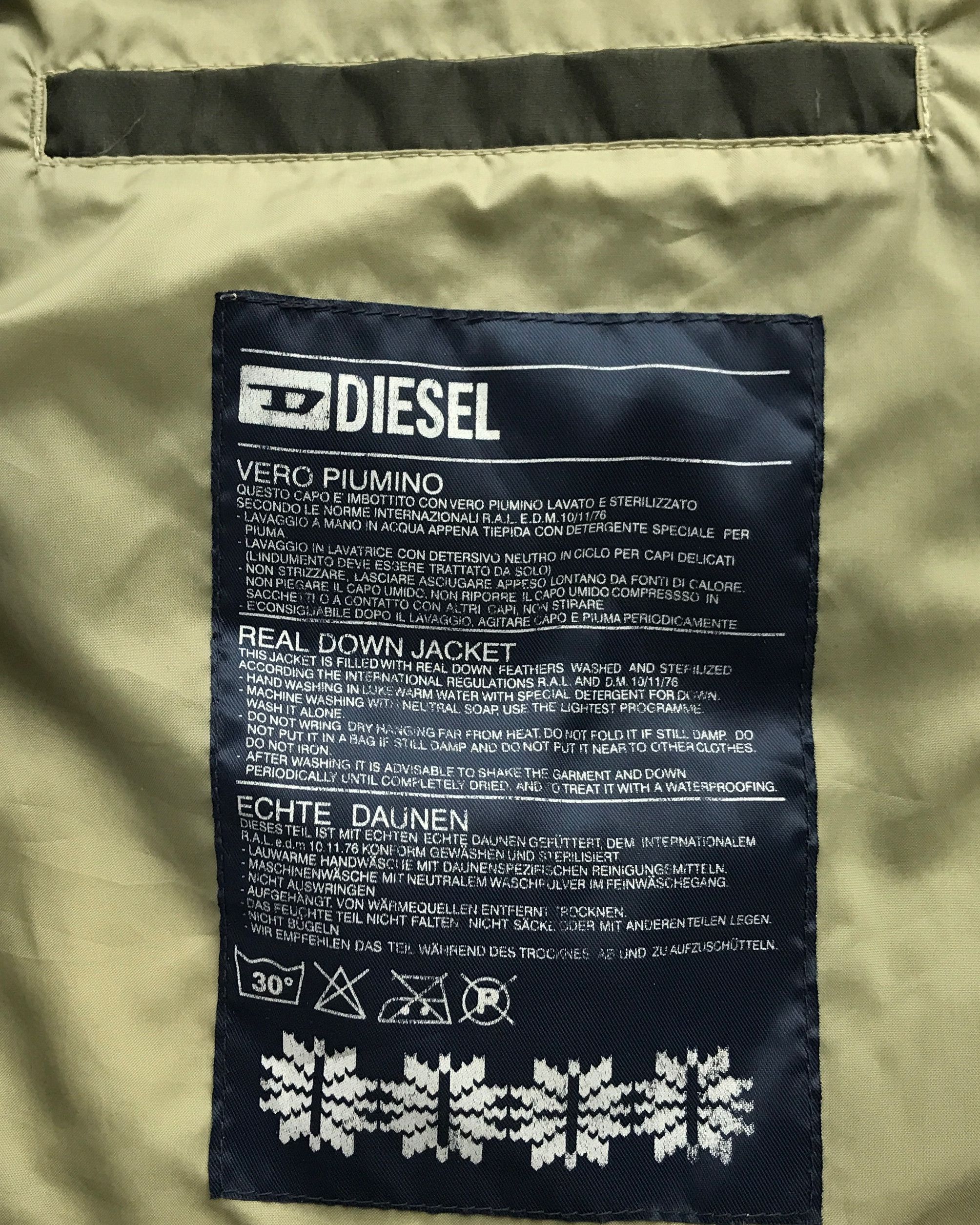 Diesel VINTAGE Y2K DIESEL SPECIAL EQUIPMENT DOWN PUFFER JACKET Size US M / EU 48-50 / 2 - 10 Thumbnail