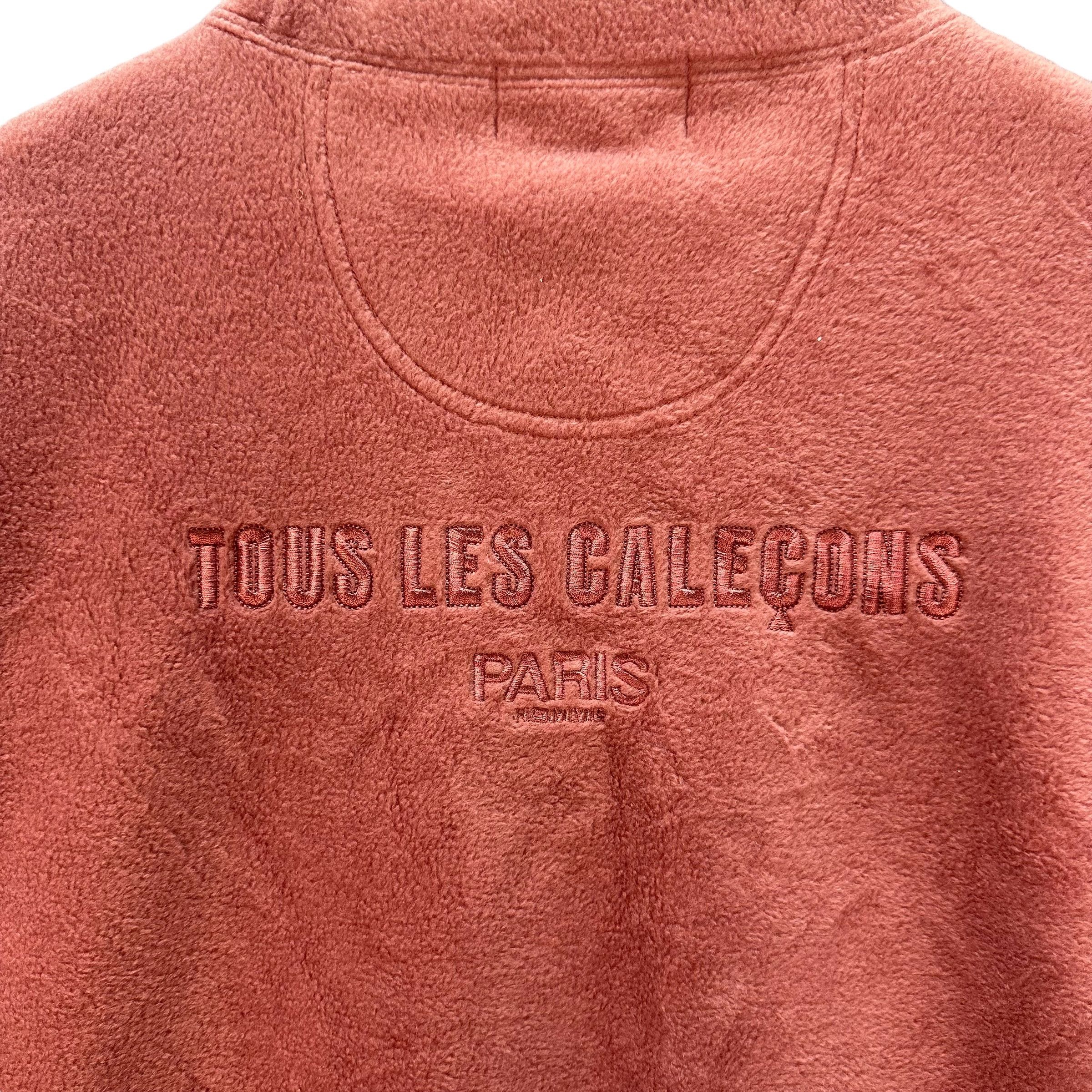 Japanese Brand TOUS LES CALECONS HOMME BIG LOGO FLEECE SWEATSHIRT #9036-50 Size US L / EU 52-54 / 3 - 10 Thumbnail