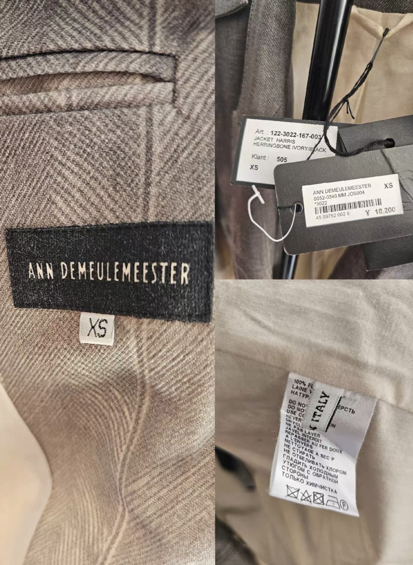Ann Demeulemeester Ann demeulemeester blazers Size 34S - 8 Thumbnail