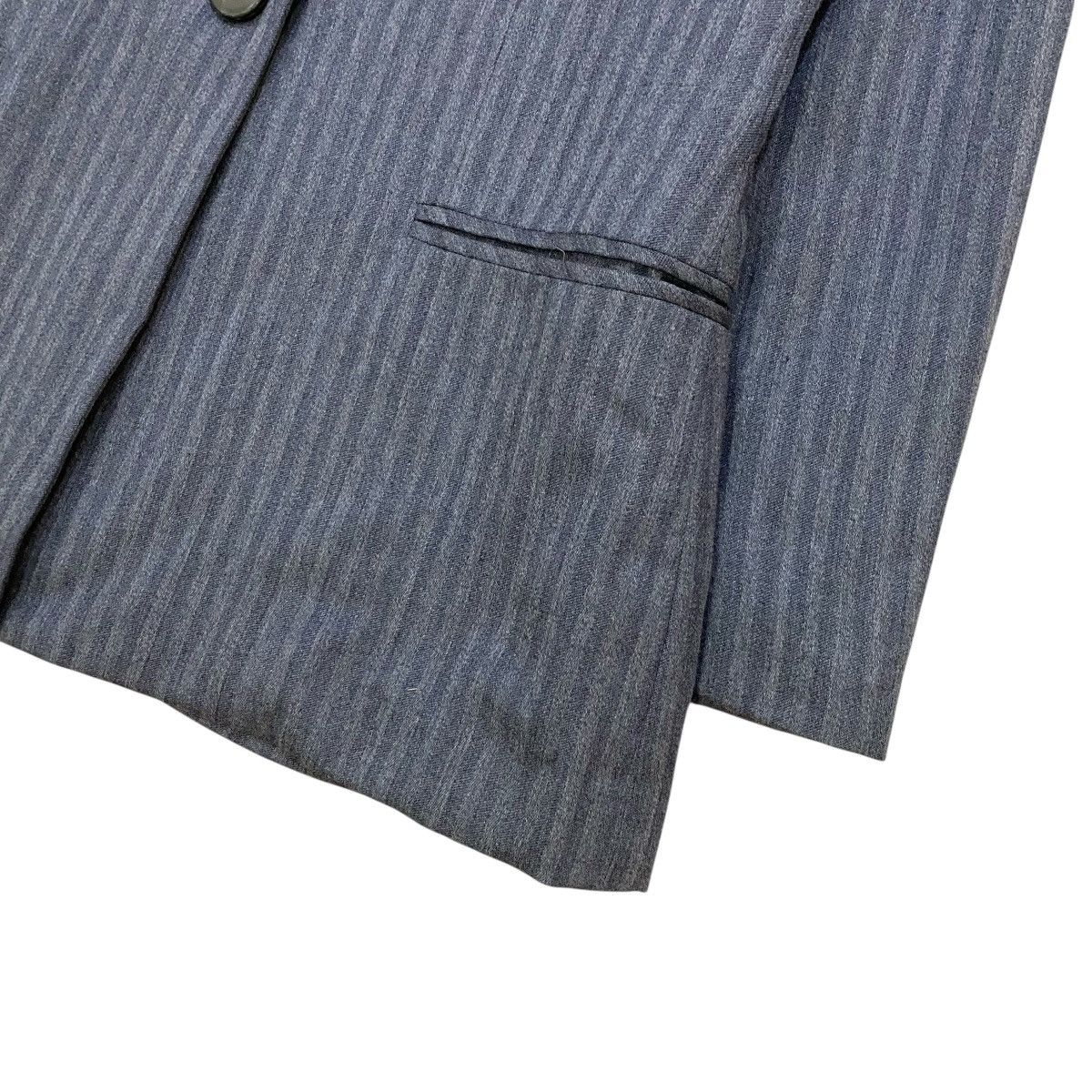 Christian Dior Monsieur 🌟VTG CHRISTIAN DIOR SINGLE BUTTON STRIPES WOOL COATS Size XS / US 0-2 / IT 36-38 - 4 Thumbnail