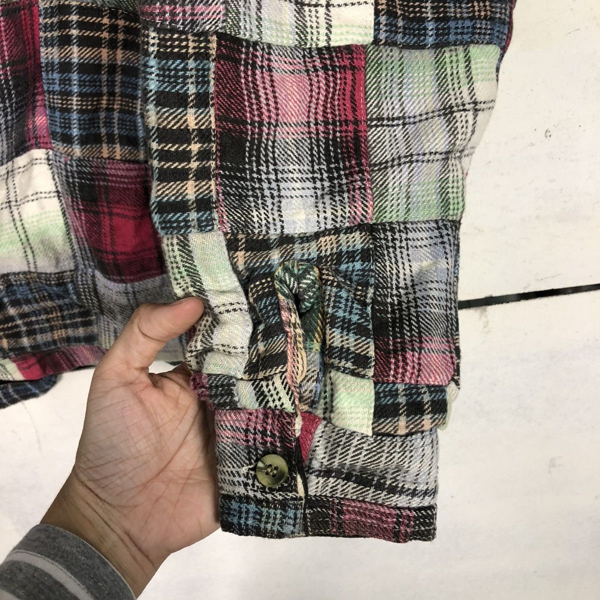 Japanese Brand 🔥VINTAGE BOMBER JACKET PATCHWORK DESIGN FDS ISSEY MIYAKE Size US M / EU 48-50 / 2 - 18 Thumbnail