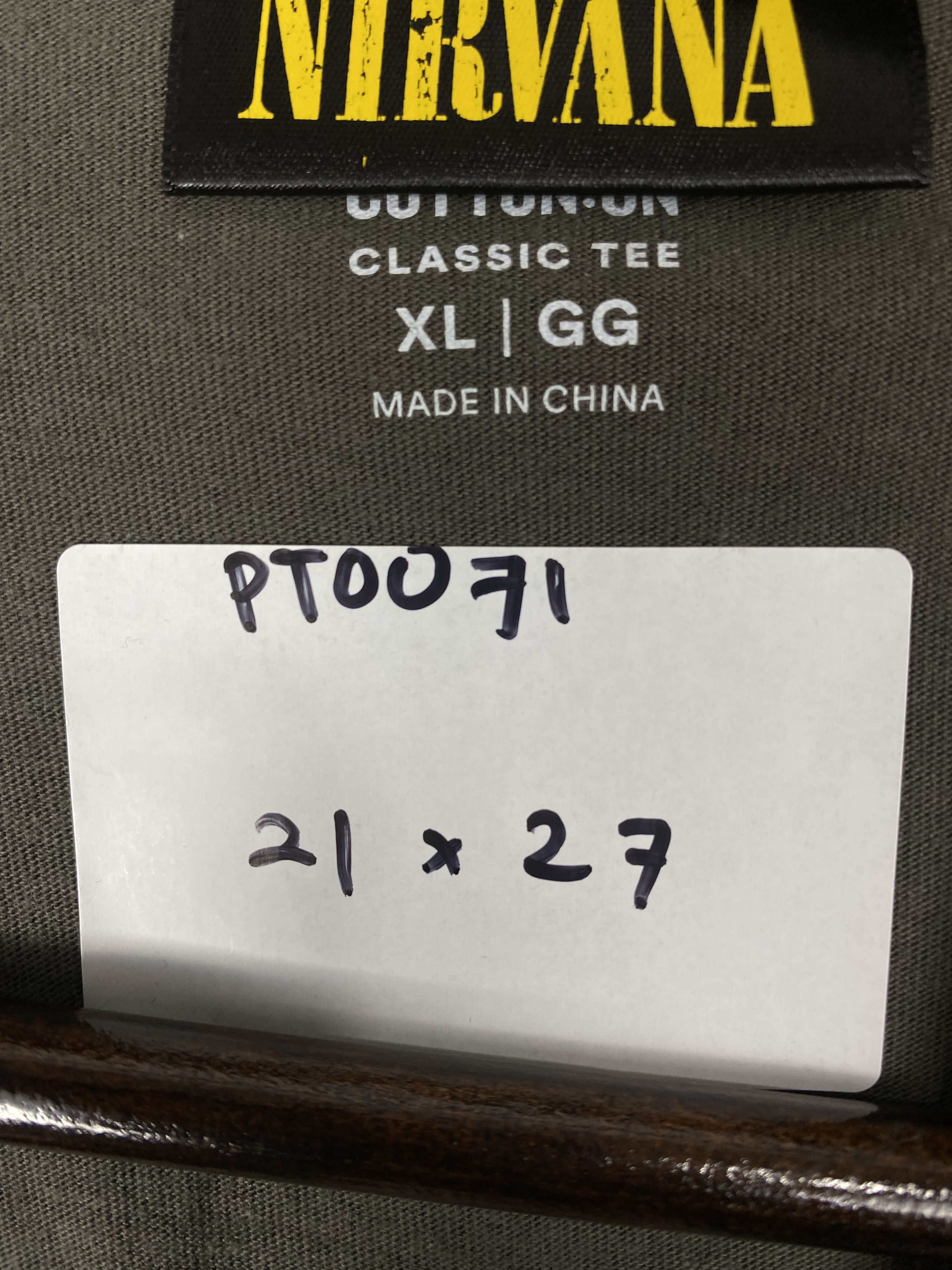 Nirvana Vintage Nirvana Short Sleeve T-Shirts PT0071 Size US XL / EU 56 / 4 - 8 Thumbnail