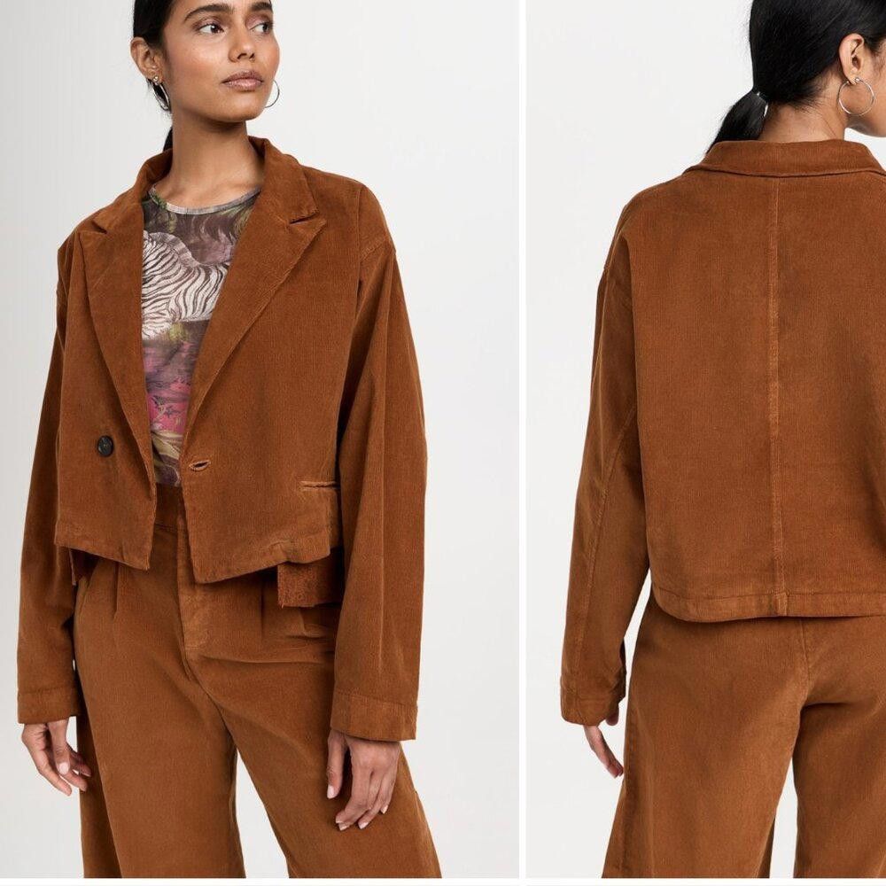 NSF NSF Made In USA HAILE Cut Off Cord Blazer Caramel Size M Size M / US 6-8 / IT 42-44 - 1 Thumbnail