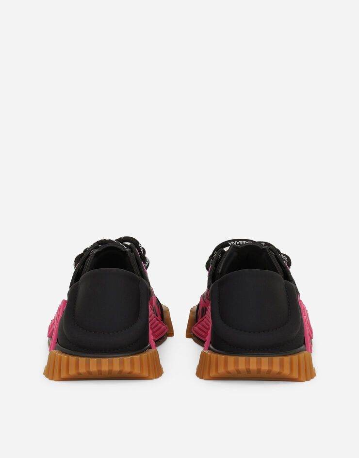 Dolce & Gabbana o1y0925 Logo Low-Top Sneakers in Fuchsia/Black Size US 5.5 / IT 35.5 - 3 Thumbnail