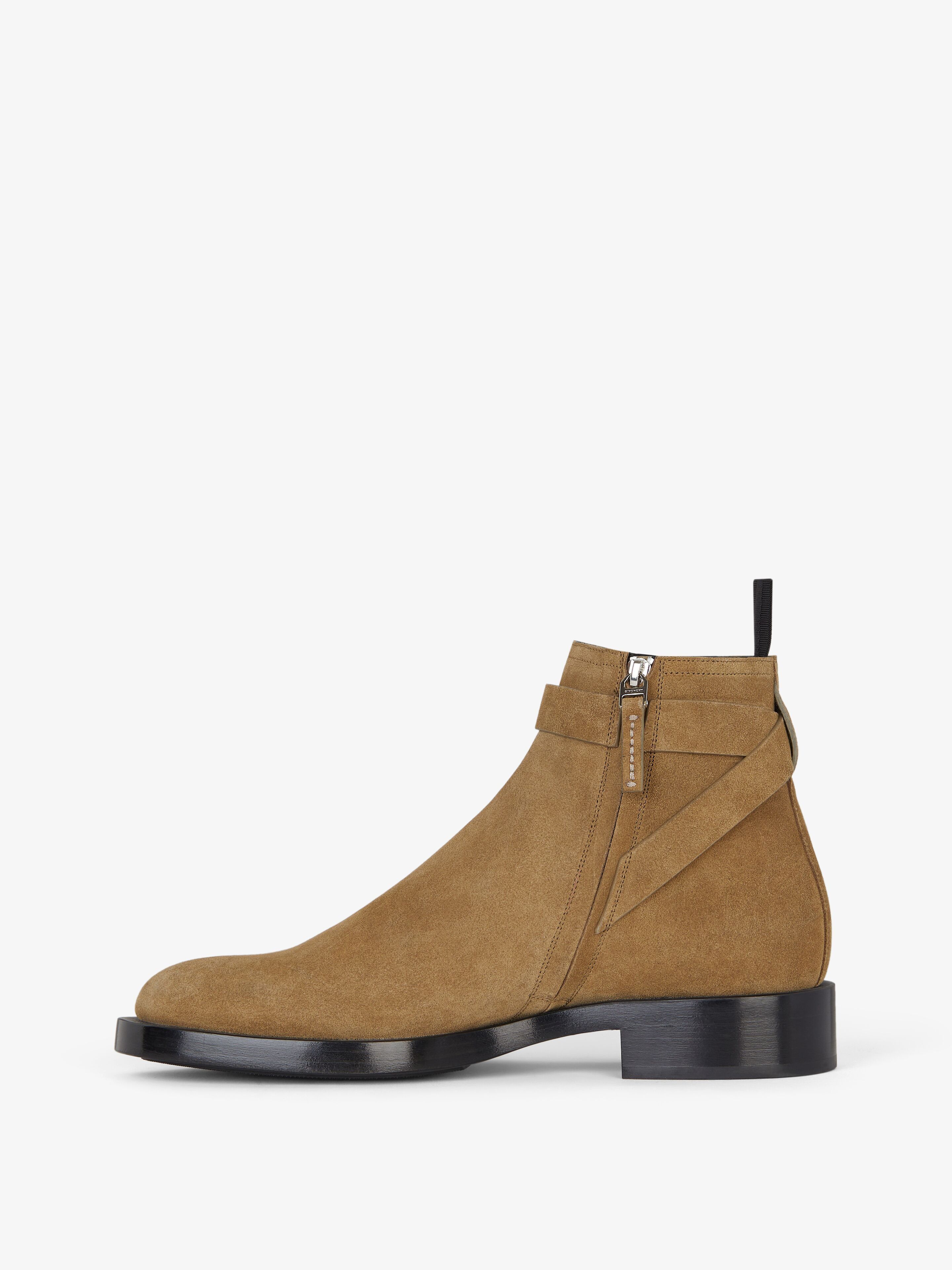 Givenchy o1lv12m1025 Lock Ankle Boots in Brown Size US 7 / EU 40 - 2 Thumbnail