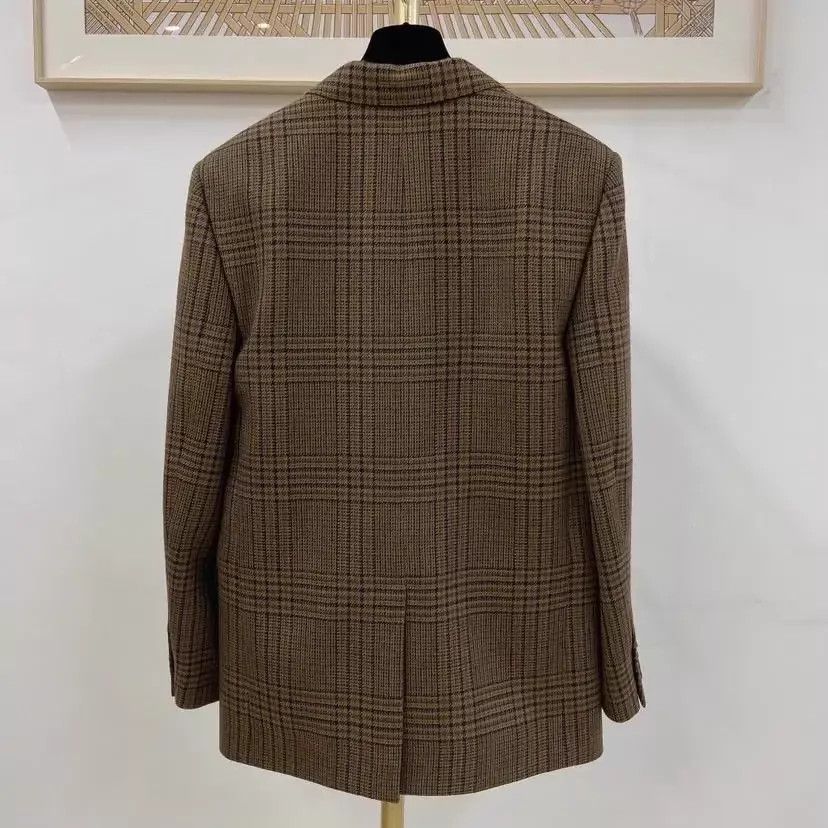 Celine Celine Tartan Checked Blazer 34 Size XXS / US 00 / IT 34 - 2 Thumbnail