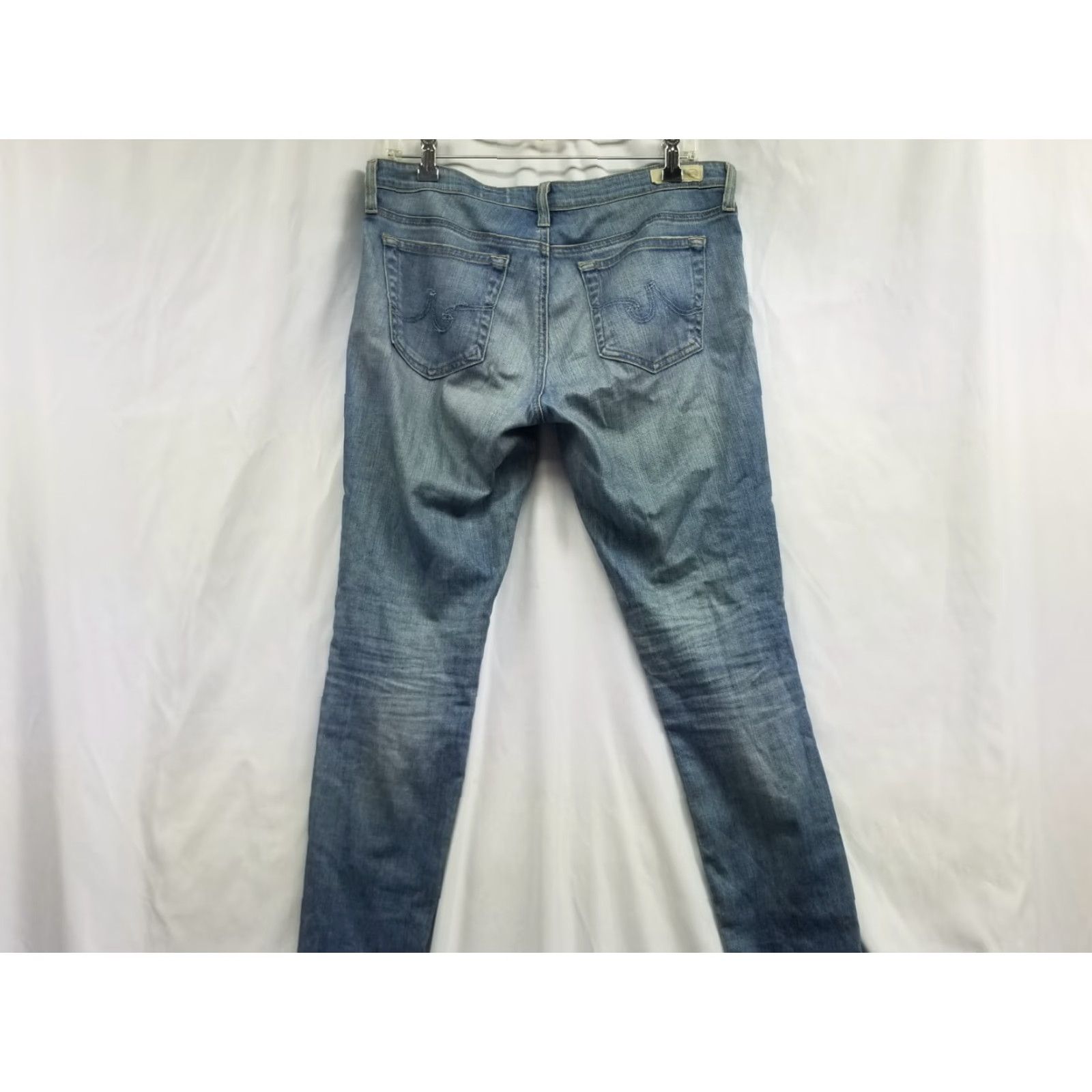 Vintage AG Adriano Goldschmied Womens Legging Ankle Jean Size 30 Made In USA Distressed Size 30" / US 8 / IT 44 - 5 Thumbnail