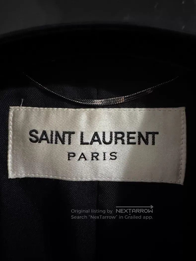 Saint Laurent Paris Saint Laurent Paris Wool Three Button Velvet Notch Lapel C Size US M / EU 48-50 / 2 - 5 Thumbnail