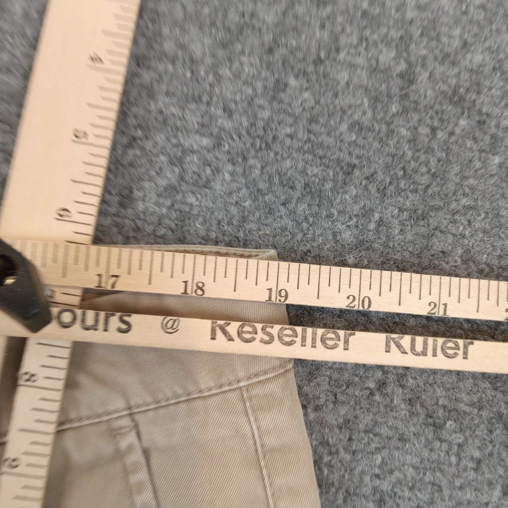 Tallia Tallia Mens Beige Chino Straight Fit Pants 38x30 Flat Front Casual Size US 38 / EU 54 - 6 Thumbnail