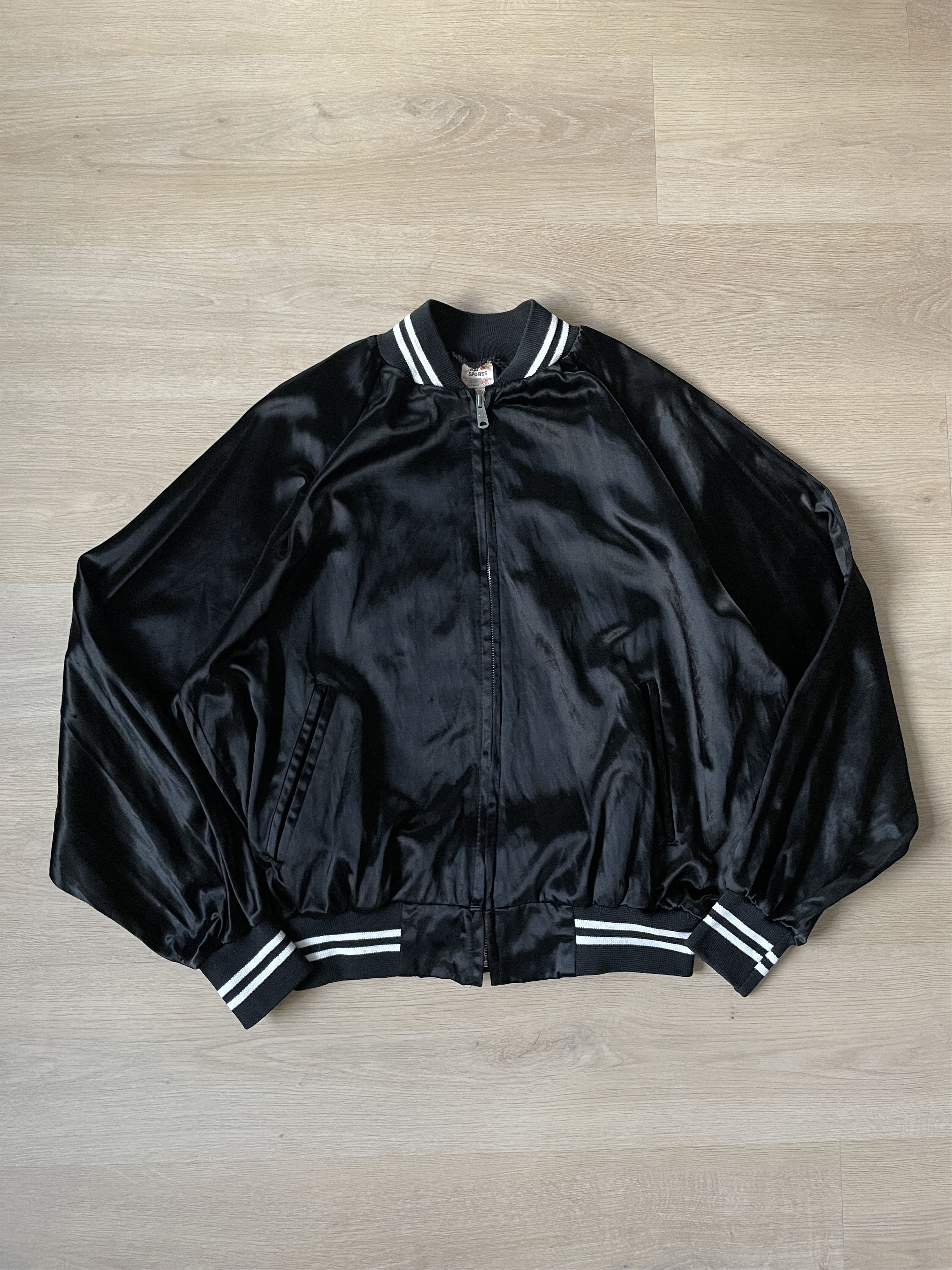 Harley Davidson × Vintage 80s Boxy Harley Davidson Satin Jacket Size US XL / EU 56 / 4 - 3 Thumbnail