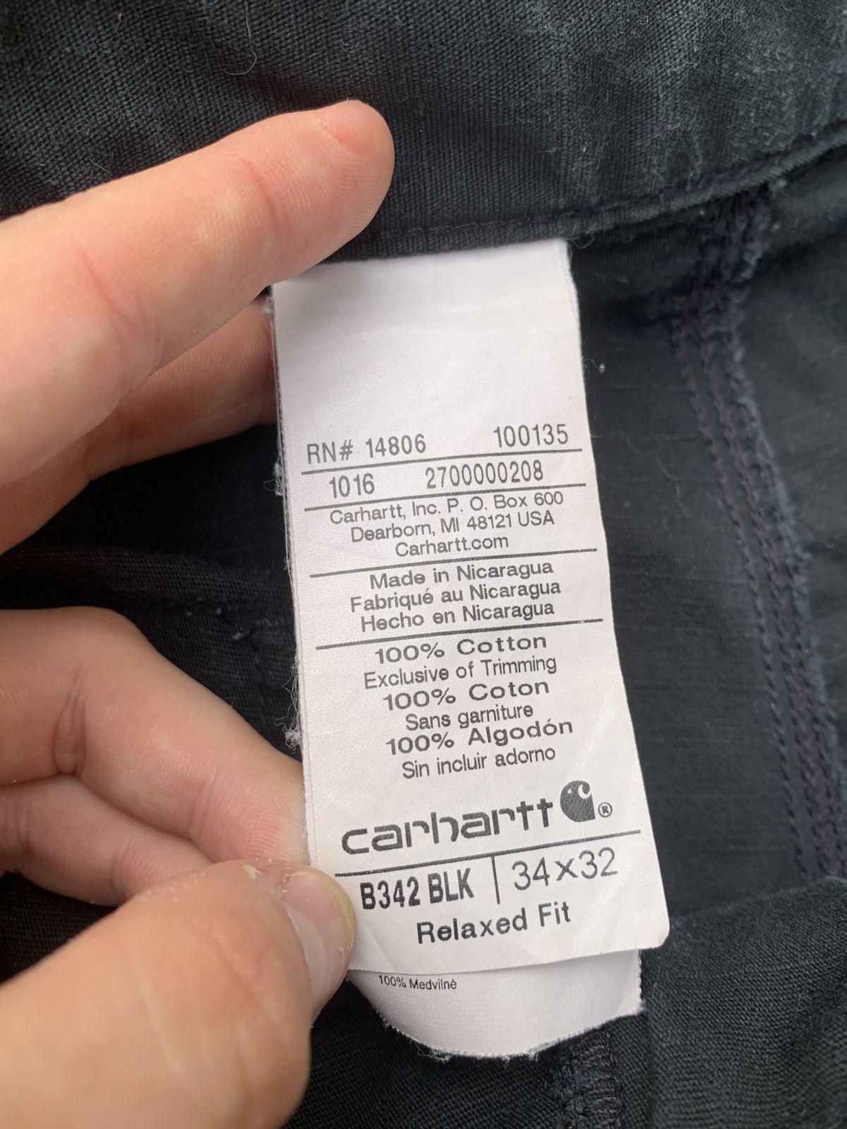 Carhartt Vintage Carhartt Cargo Work Pants Distressed Size US 34 / EU 50 - 17 Thumbnail
