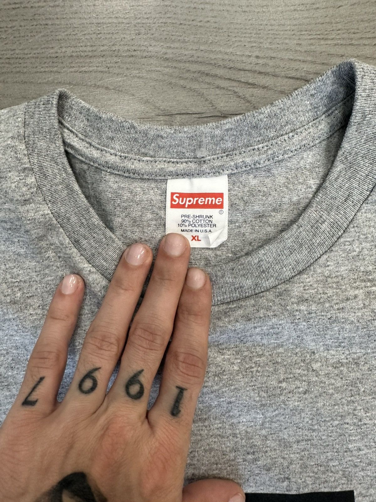 Supreme Supreme Futura Box Logo Grey Size US XL / EU 56 / 4 - 2 Thumbnail
