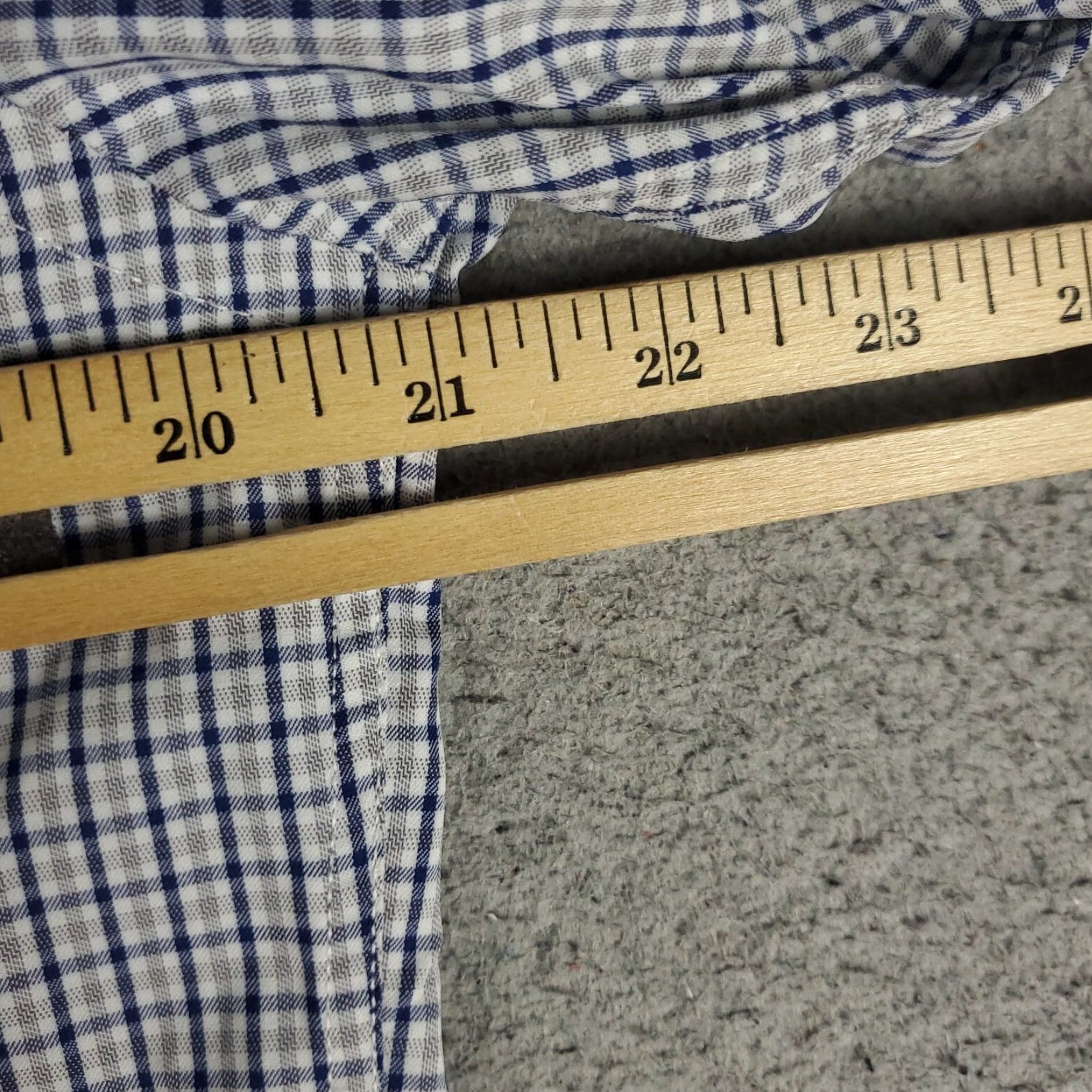 UNTUCKit UNTUCKit Blue Plaid Button-Up Shirt Mens Medium Slim Fit Long Sleeve Casual Size US M / EU 48-50 / 2 - 5 Thumbnail
