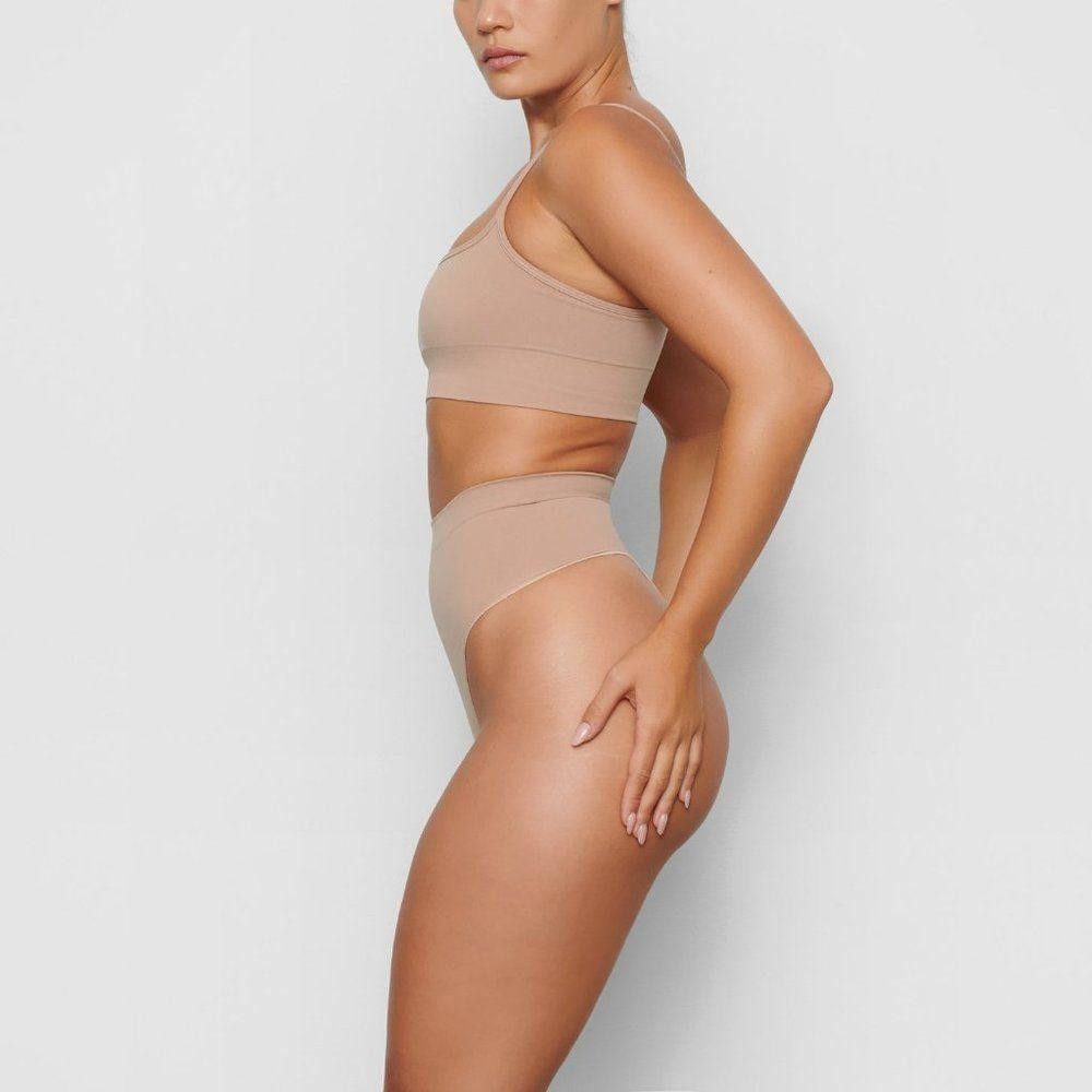 Designer CT1320a SKIMS SCULPTING MID WAIST THONG COLOR CLAY 4X/5X Size ONE SIZE - 3 Thumbnail