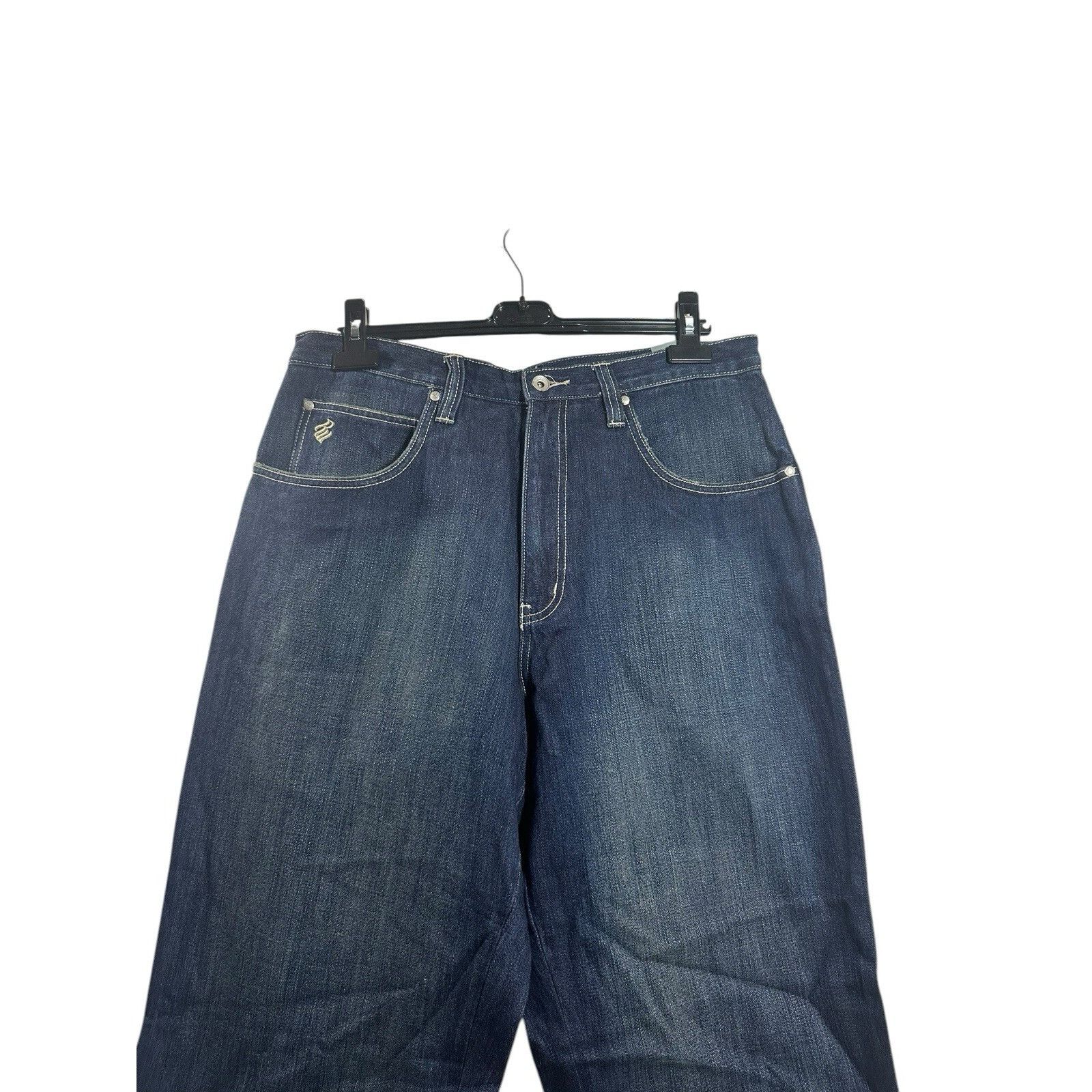Rocawear Vintage Y2K Rocawear Jeans Mens Denim Baggy Hip Hop Cargo Wi Size US 36 / EU 52 - 2 Thumbnail