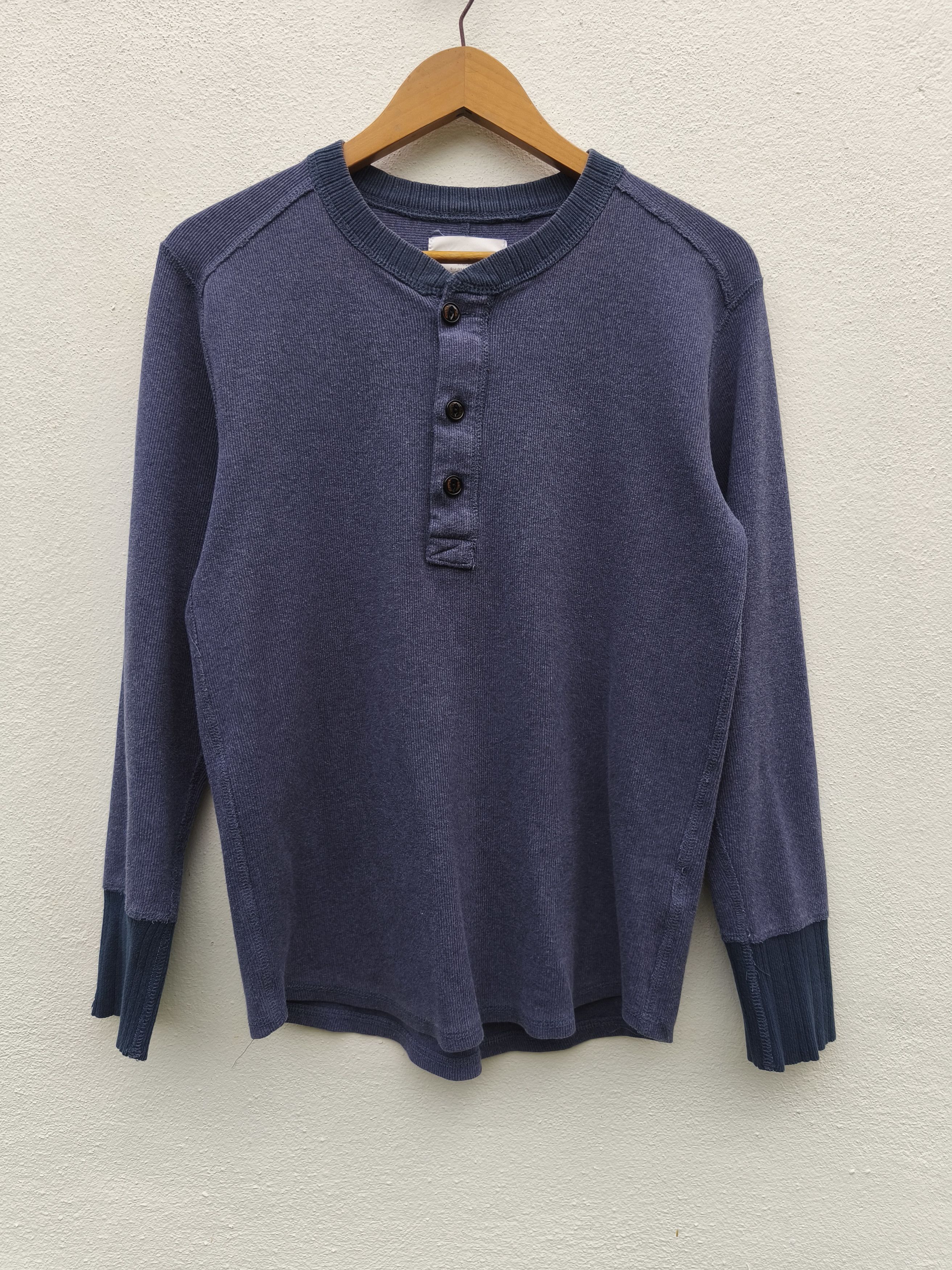 I.N.C Houston INC long sleeve USN Inspector Henley shirt Size US L / EU 52-54 / 3 - 1 Thumbnail