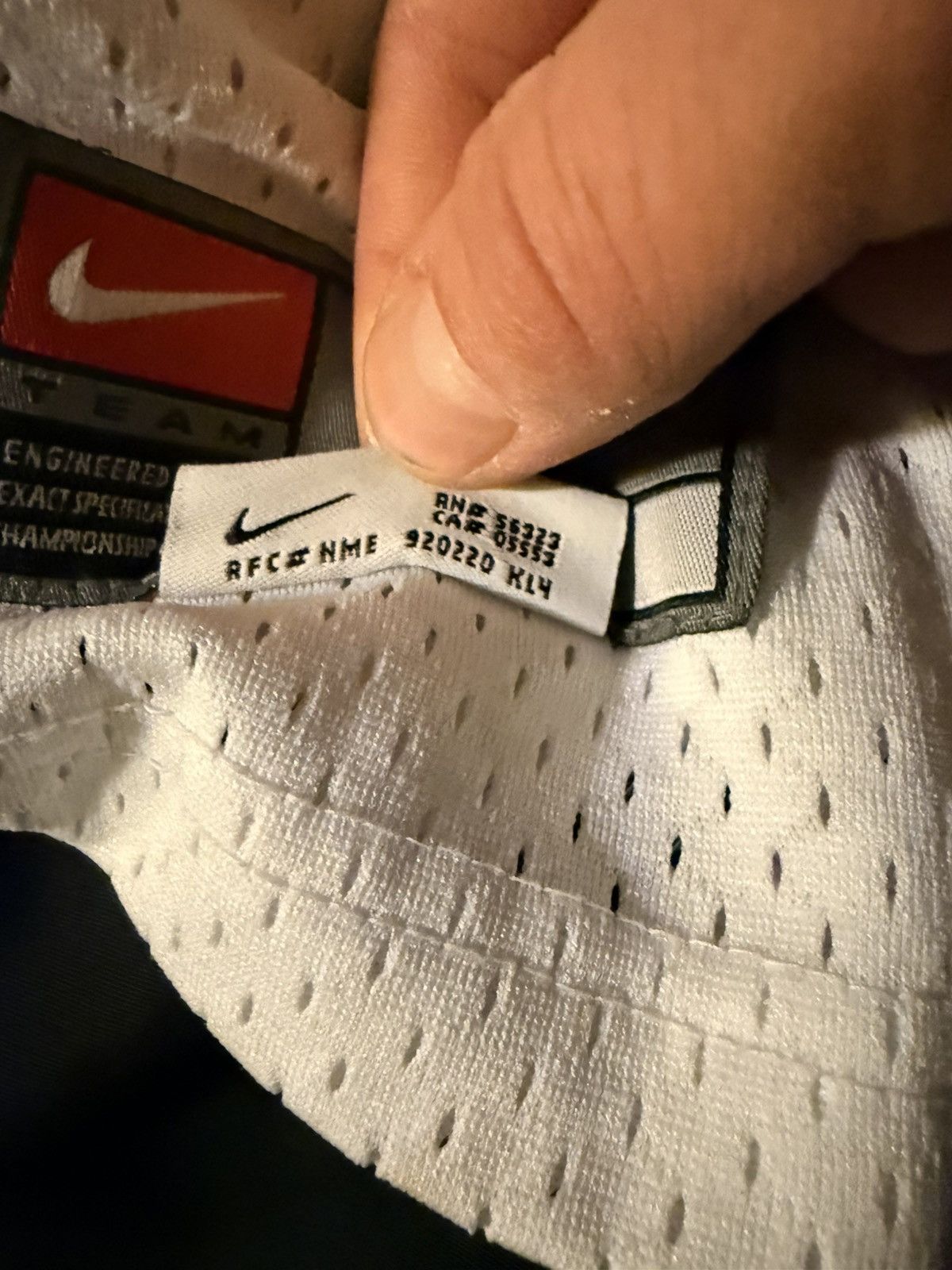 Nike Nike Micheal Jordan Washington Bullets Home Jersey Size US L / EU 52-54 / 3 - 6 Thumbnail