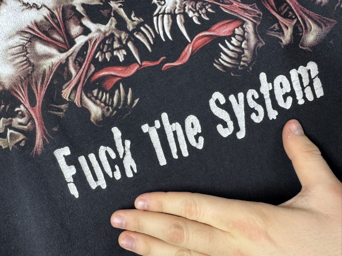 Band Tees The Exploited “Fuck The System” T-Shirt Tagged M (Fits S) Size US M / EU 48-50 / 2 - 14 Thumbnail
