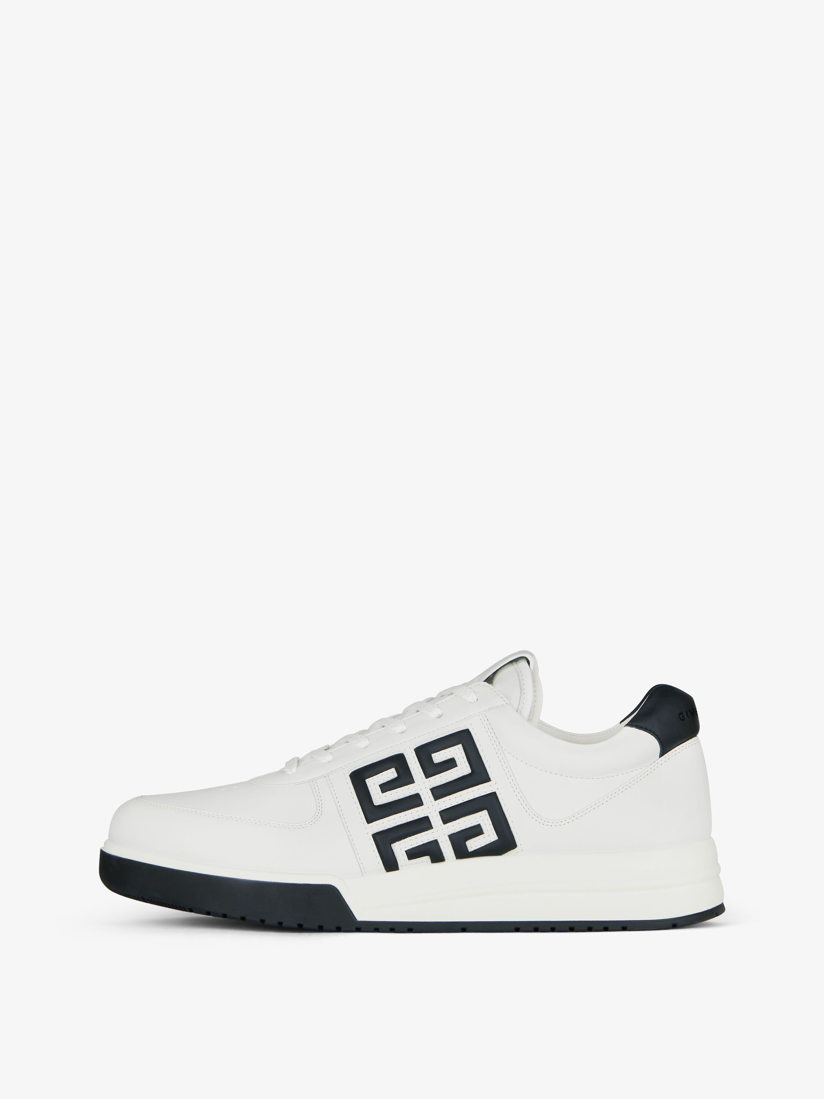 Givenchy o1w1db10426 G4 Low-Top Sneakers in White/Black Size US 10 / EU 43 - 3 Thumbnail