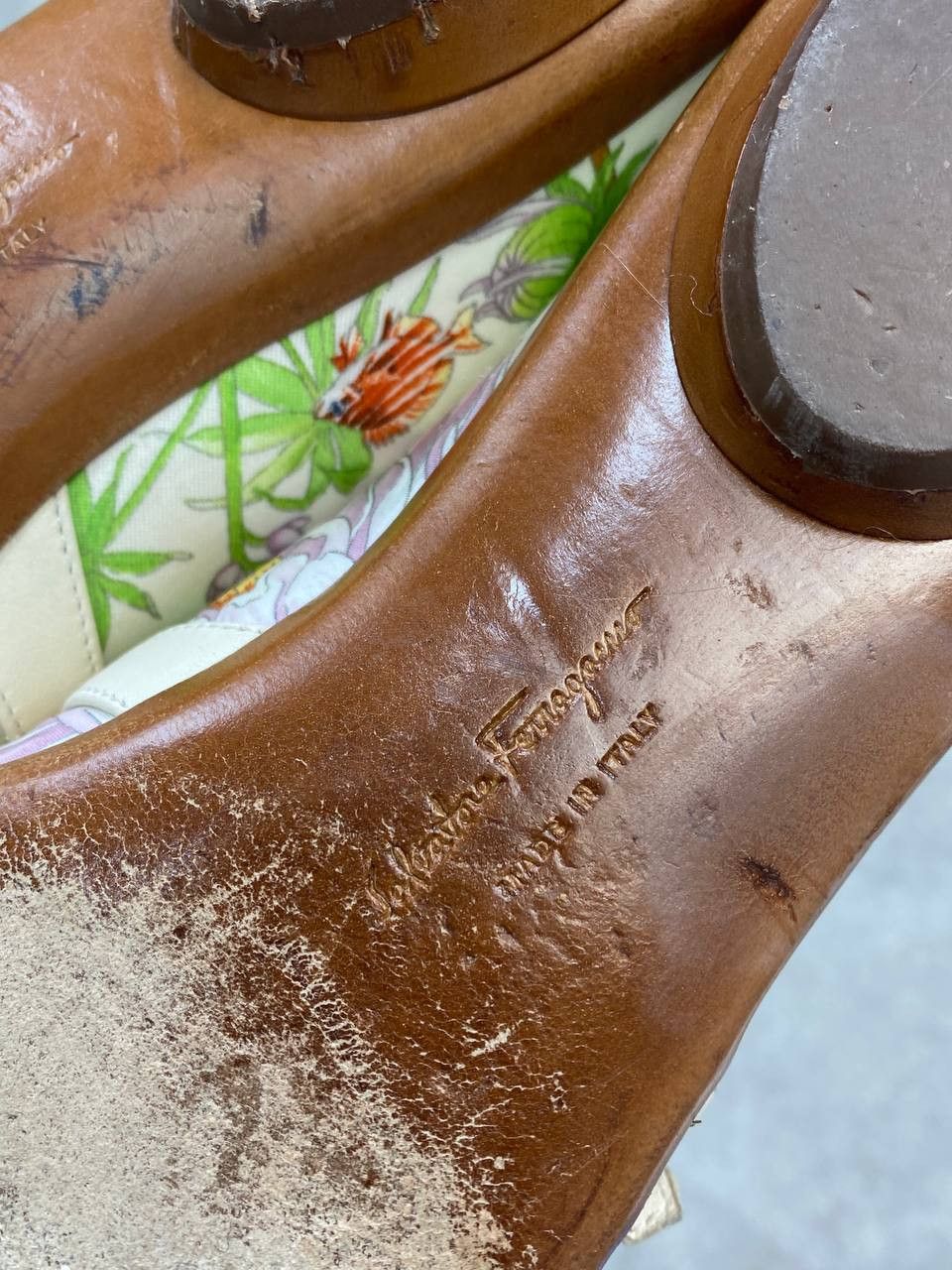 Salvatore Ferragamo Vintage Salvatore Ferragamo Sea Pattern Ballet Flats Shoes Size US 6 / IT 36 - 10 Thumbnail