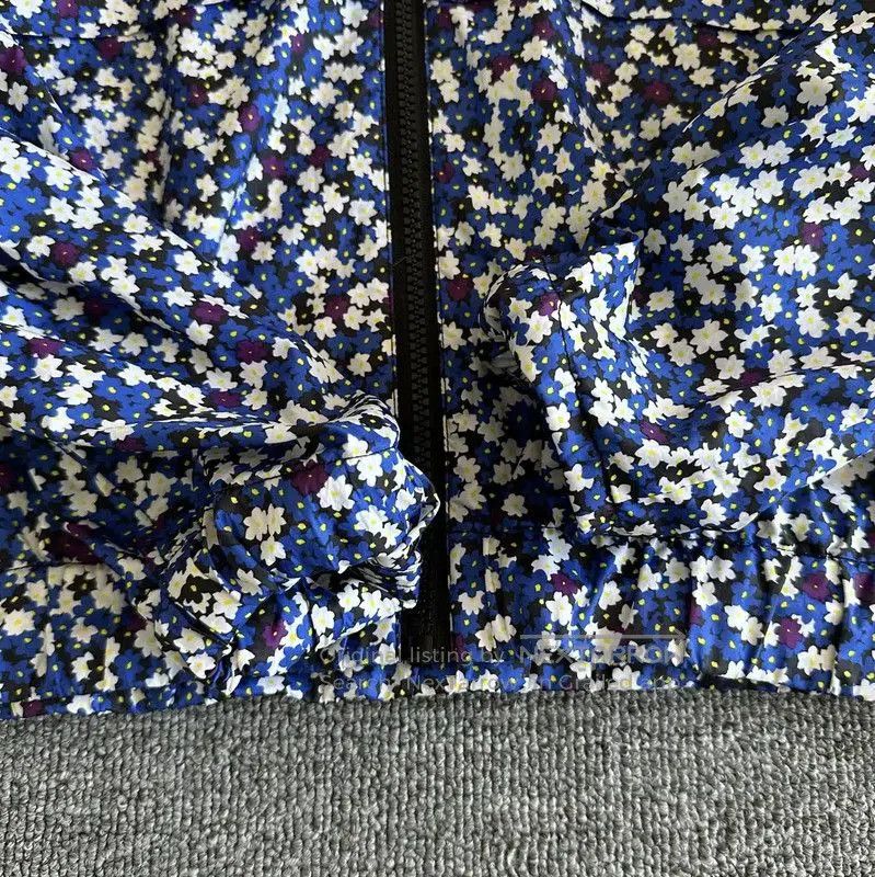 Kenzo KENZO Lightweight Blue Floral Jacket for Women . Size S / US 4 / IT 40 - 3 Thumbnail