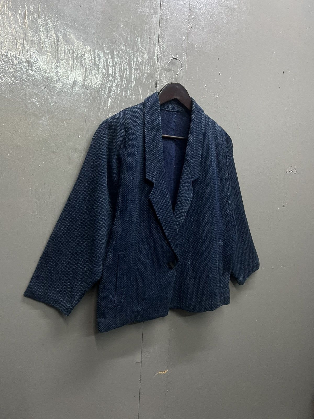 Japanese Brand Japan Indigo Dye Sashiko Kendo Jacket Size US M / EU 48-50 / 2 - 3 Thumbnail