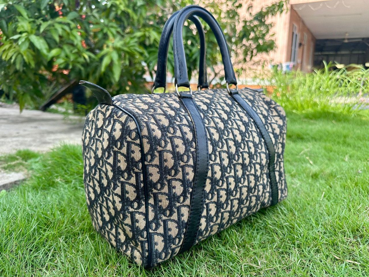 Dior Authentic Christian Dior Trotter Oblique Boston Bag Size ONE SIZE - 2 Thumbnail