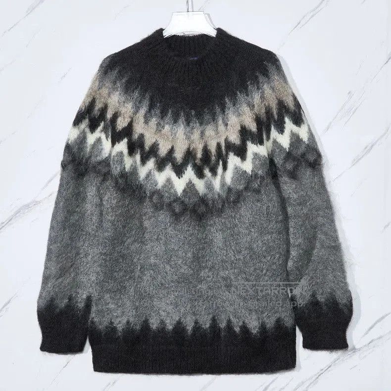 Junya Watanabe Junya Watanabe Men's Geometric Knit Sweater. Size US S / EU 44-46 / 1 - 1 Thumbnail