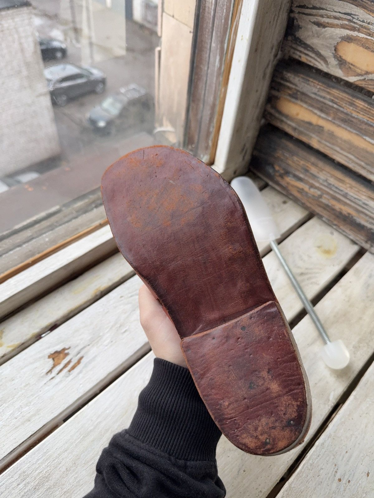 Japanese Brand 90s Sie Wie Bie Bali Handmade Leather Sandals Brown Vintage Size US 10 / EU 43 - 15 Thumbnail