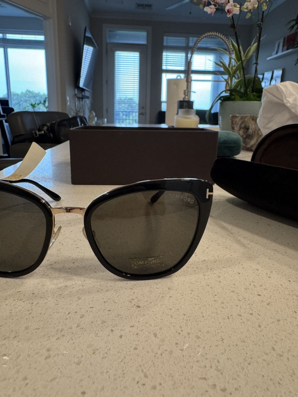 Tom Ford Tom Ford Simona 57MM Cat Eye Sunglasses Size ONE SIZE - 16 Thumbnail