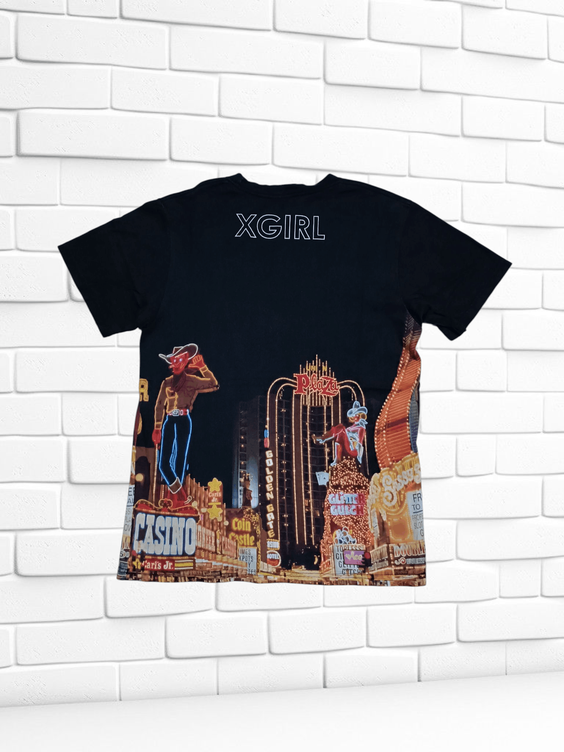 Japanese Brand X Girl Casino Design Short Sleeve T-Shirt Size US M / EU 48-50 / 2 - 5 Thumbnail